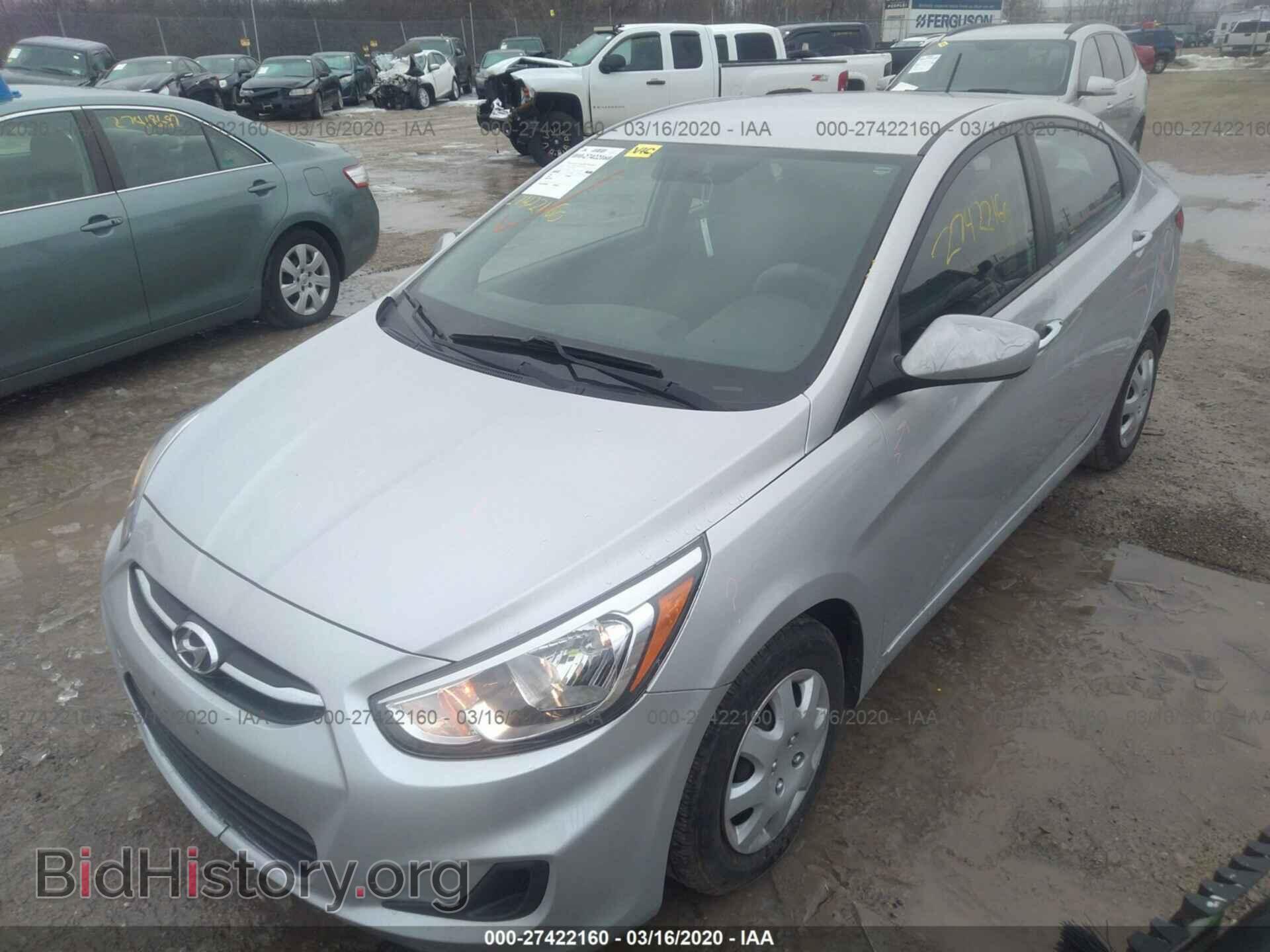 2016 HYUNDAI ACCENT - VIN: KMHCT4AE7GU970402 - Фото 2