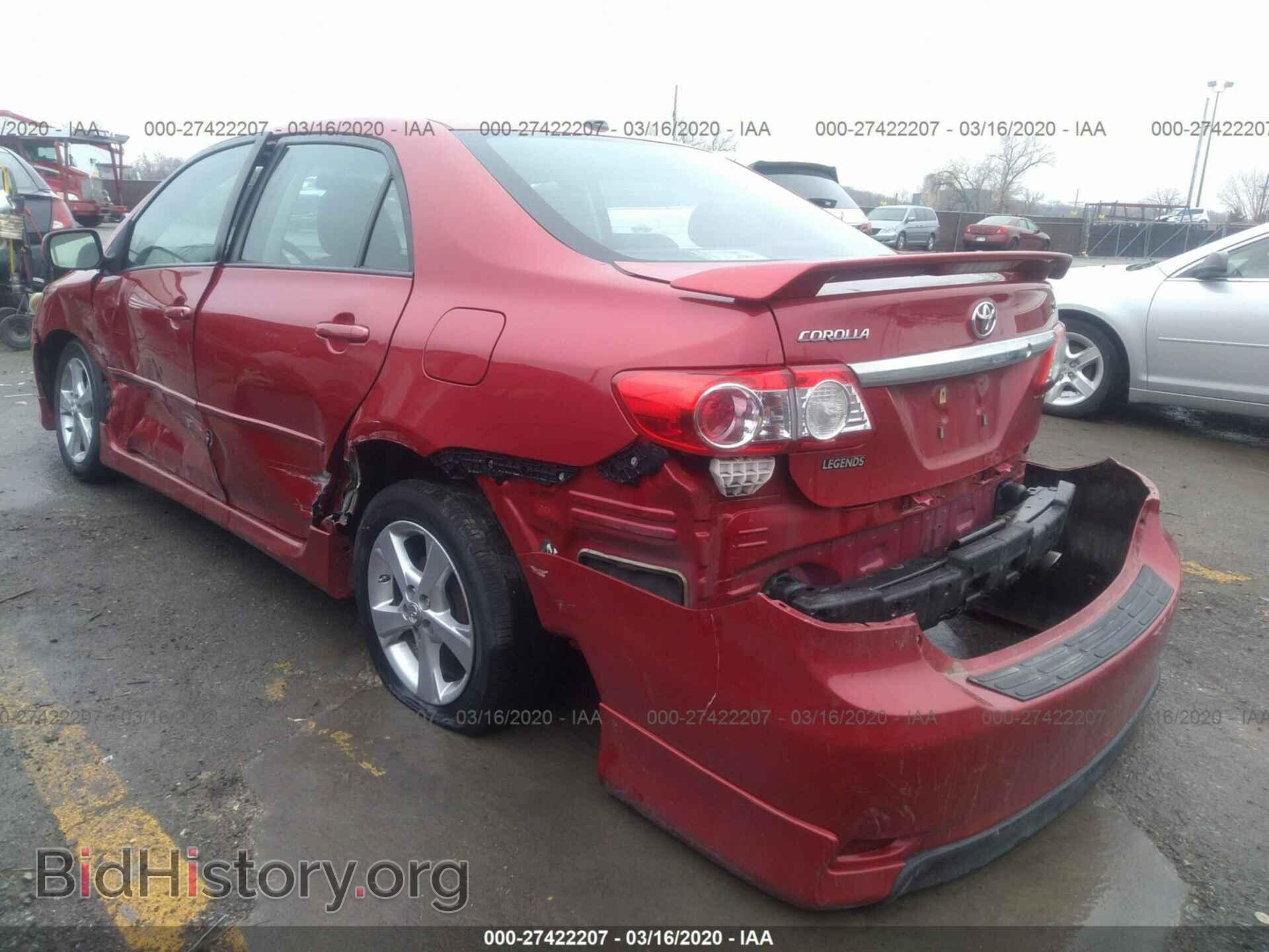 2011 TOYOTA COROLLA - VIN: 2T1BU4EE8BC553030 - Фото 3