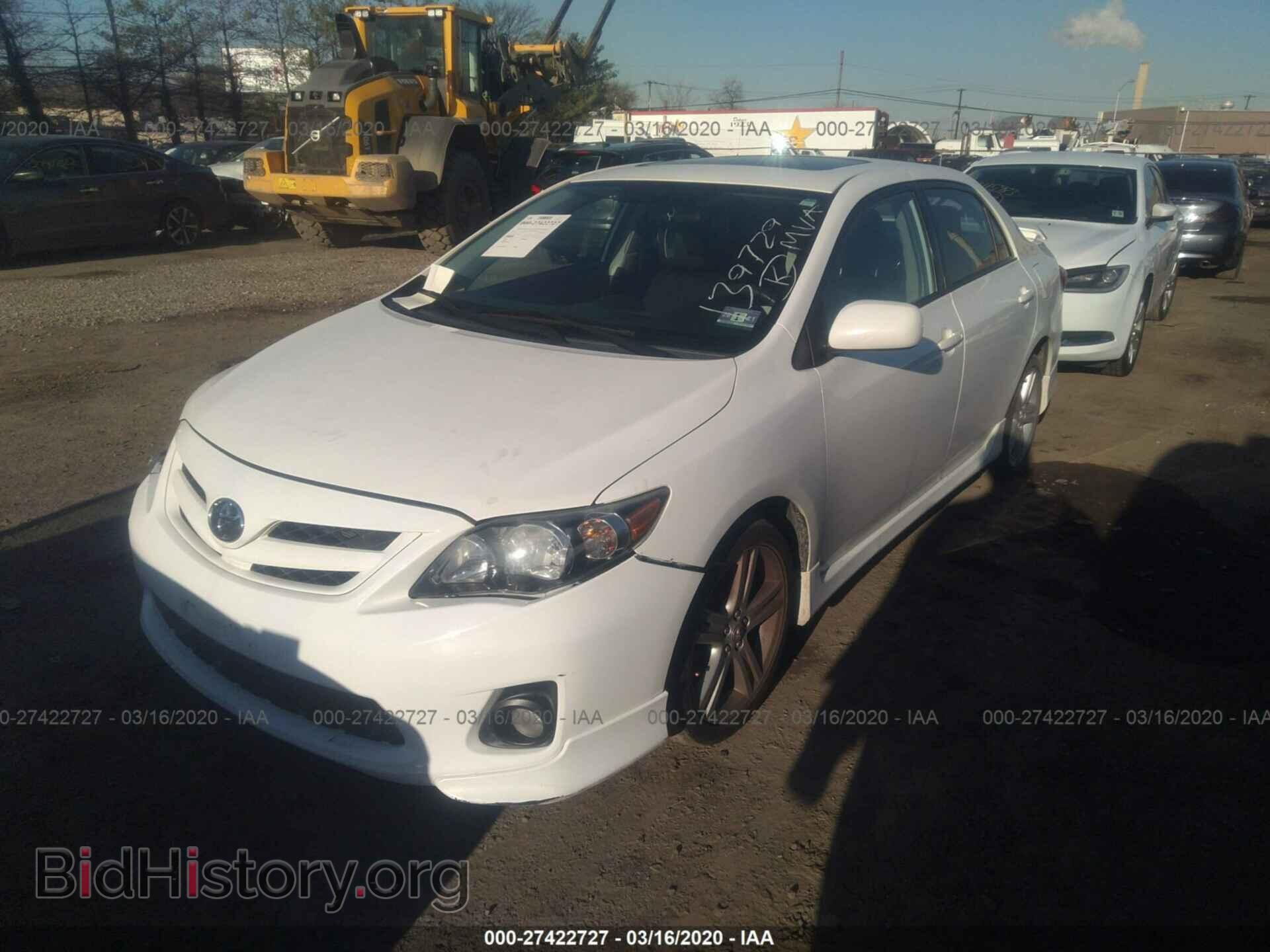 2013 TOYOTA COROLLA - VIN: 2T1BU4EE1DC982173 - Фото 2