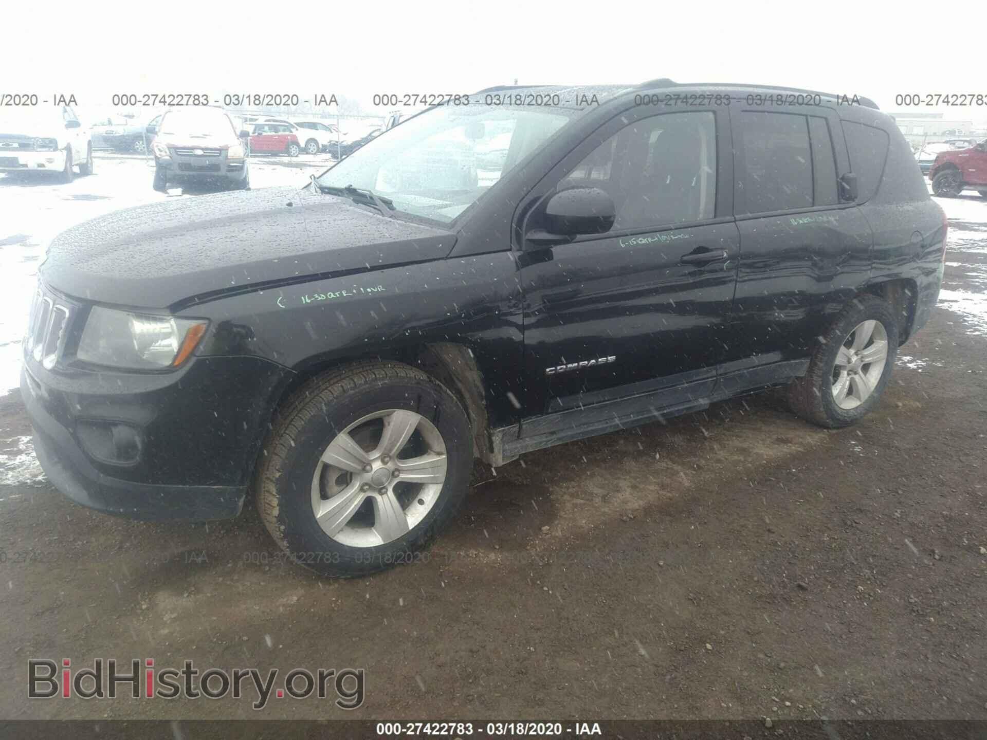 2015 JEEP COMPASS - VIN: 1C4NJDAB0FD100675 - Фото 2