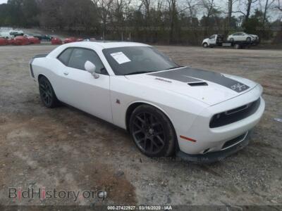 2016 Dodge CHALLENGER R/T Scat Pack, white — VIN 2C3CDZFJ0GH125449, IAAI