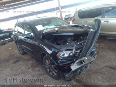 2018 Dodge DURANGO GT, black — VIN 1C4RDHDG7JC205381, IAAI