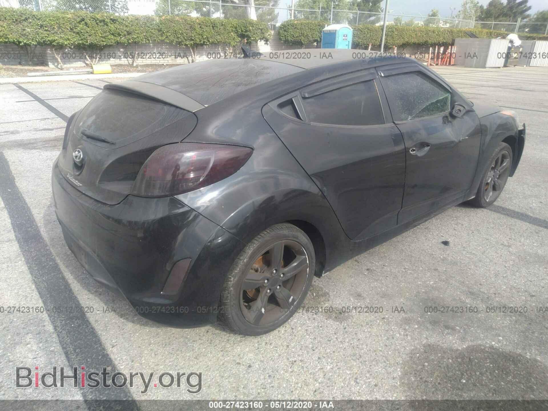 2013 HYUNDAI VELOSTER - VIN: KMHTC6AD6DU111008 - Фото 4