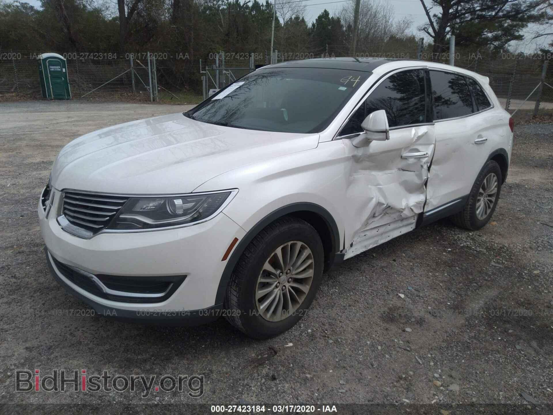 2016 LINCOLN MKX - VIN: 2LMPJ6KR3GBL37460 - Фото 2