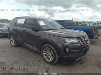 2016 Ford EXPLORER XLT, gray — VIN 1FM5K7D89GGA85071, IAAI