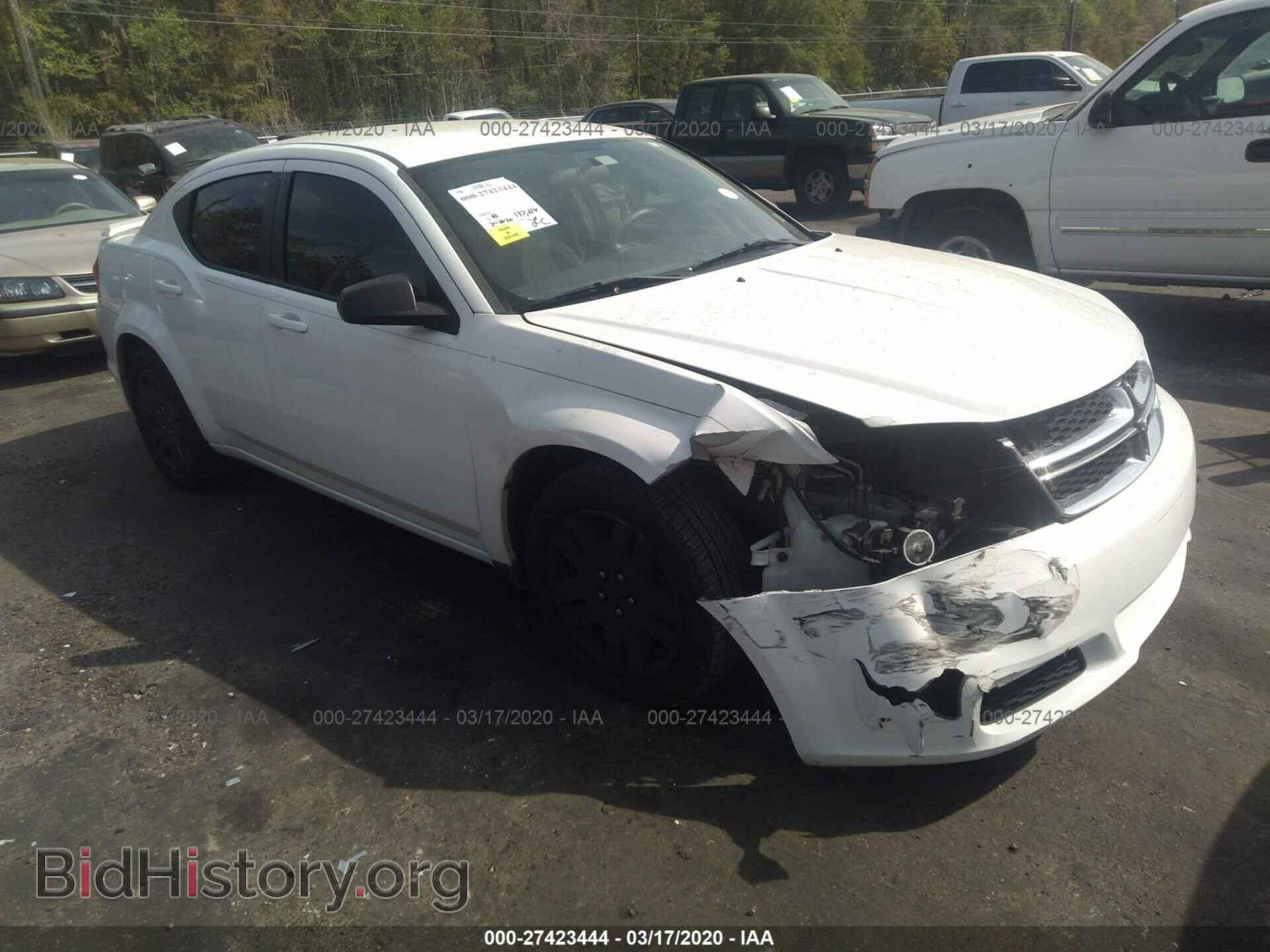 Photo 1C3CDZAB6CN232037 - DODGE AVENGER 2012