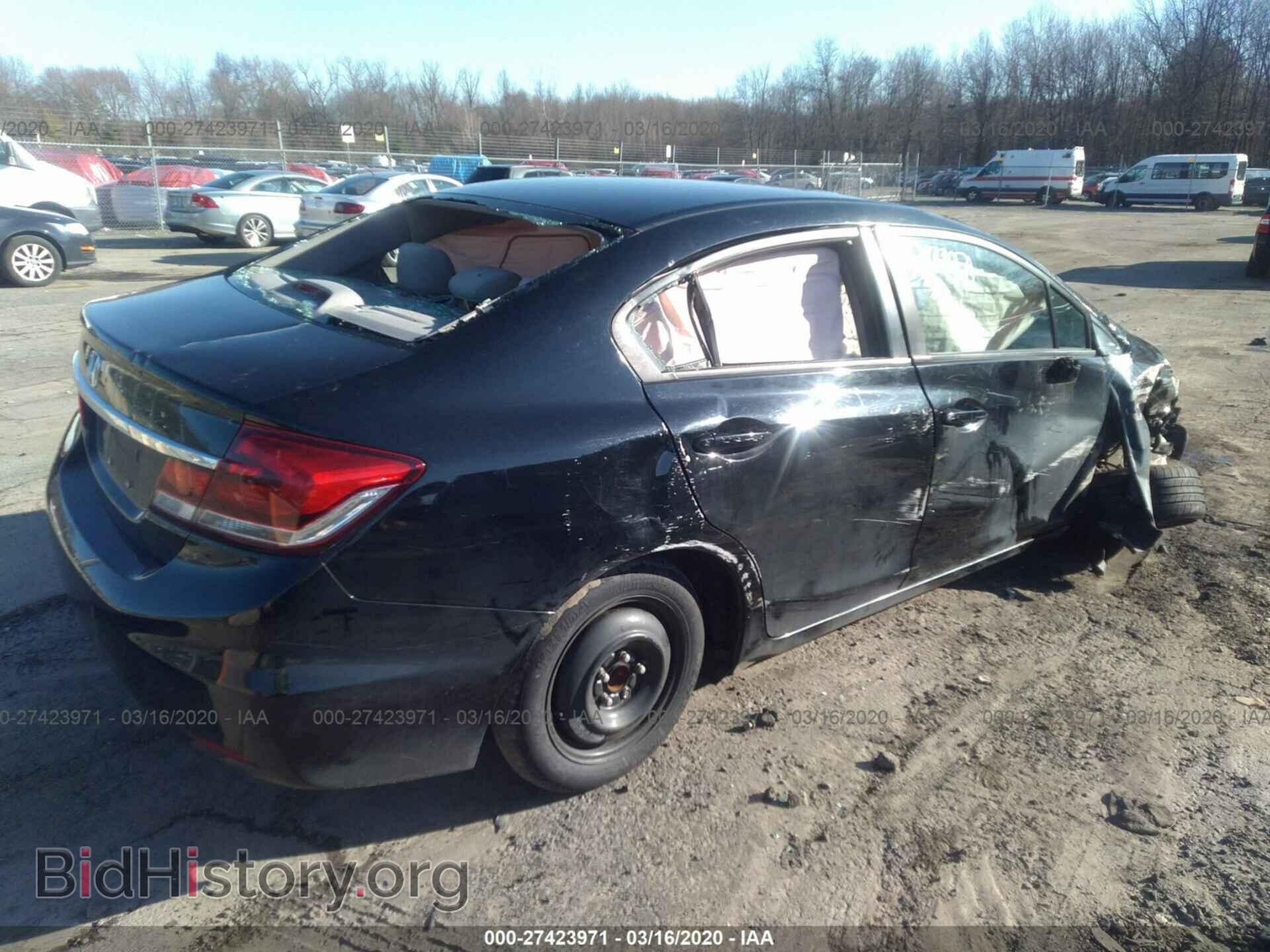 2013 HONDA CIVIC - VIN: 19XFB2F87DE204630 - Фото 4