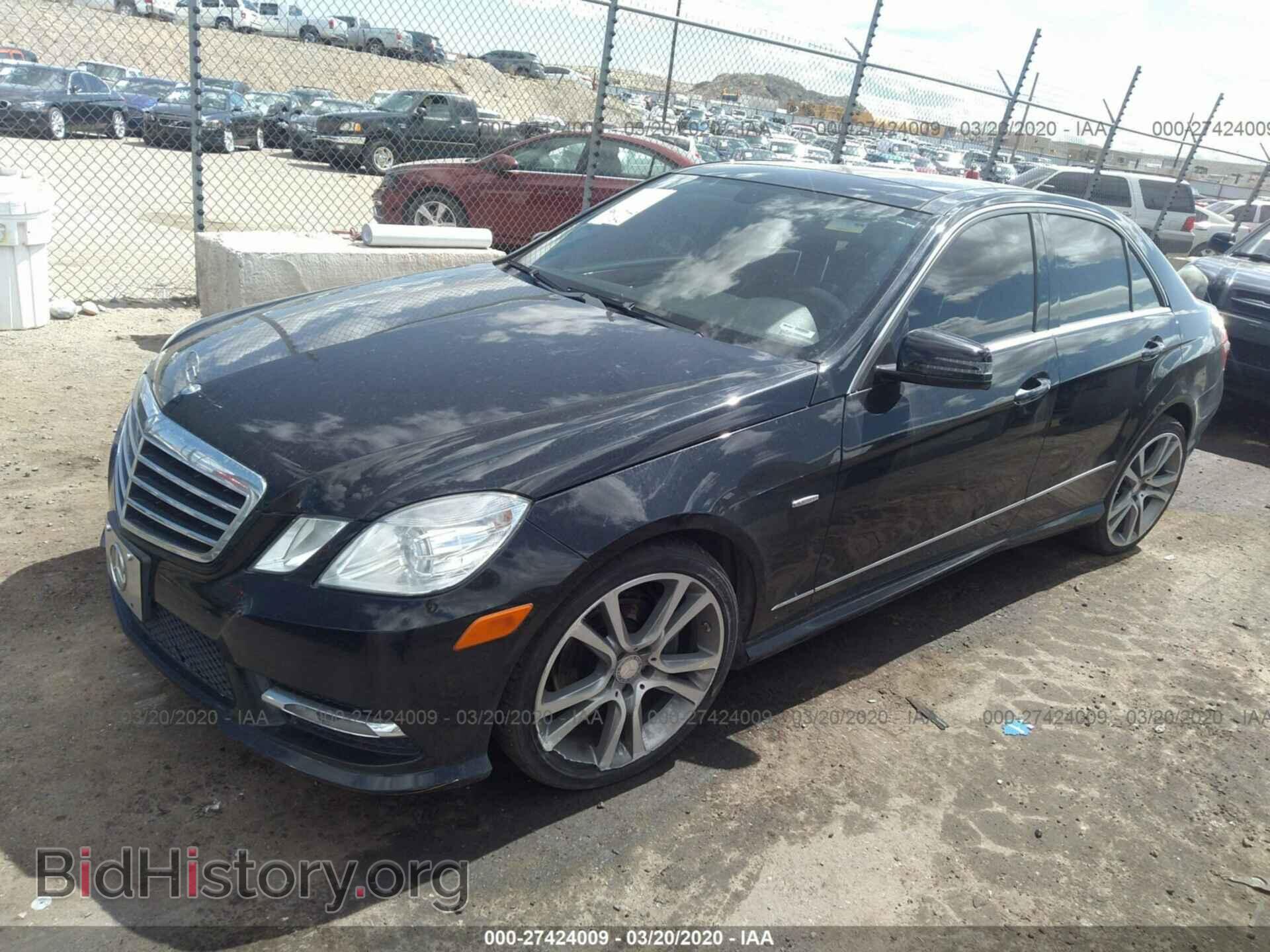 2012 MERCEDES-BENZ E - VIN: WDDHF5KB8CA588103 - Фото 2