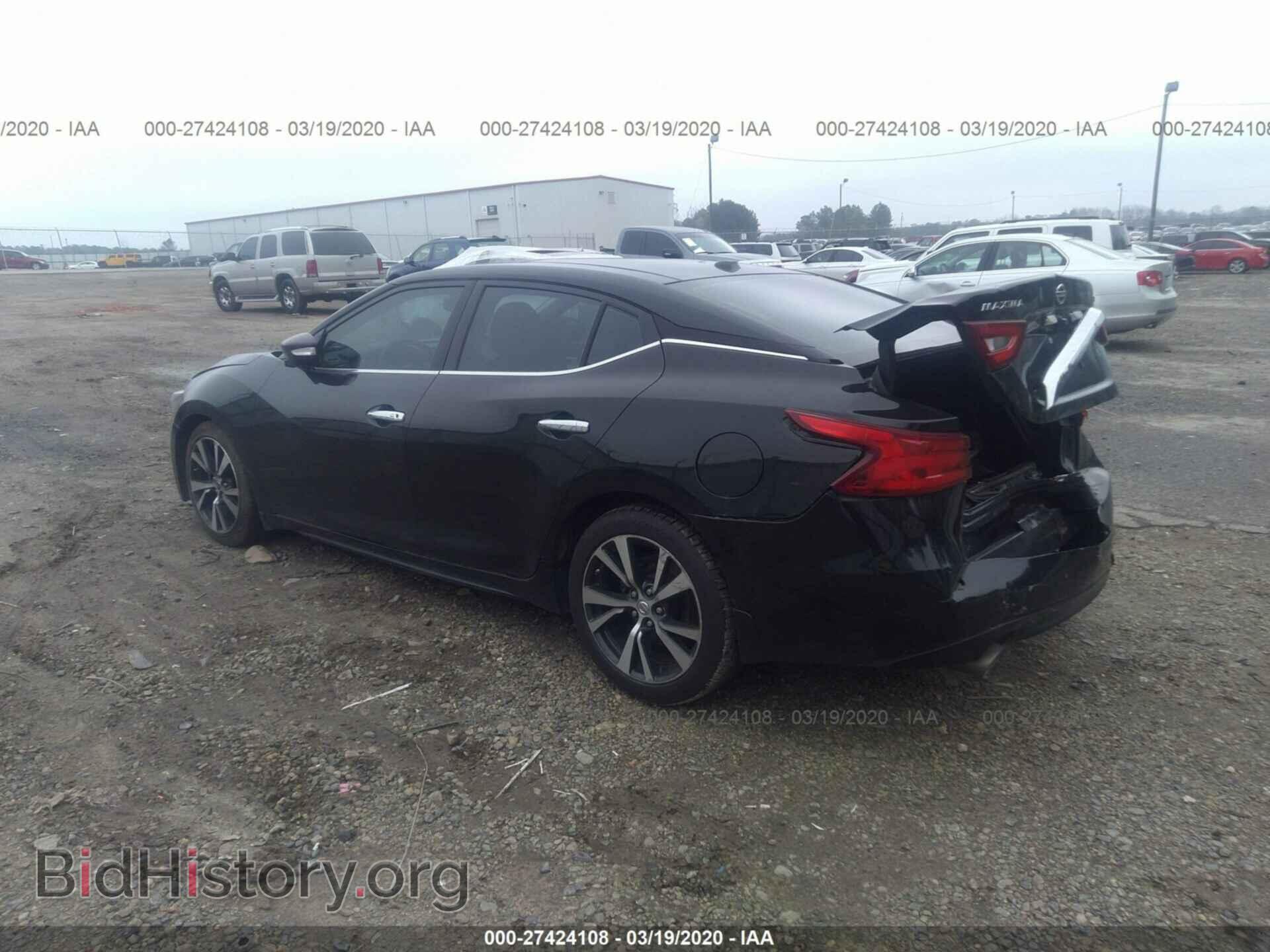 2016 NISSAN MAXIMA - VIN: 1N4AA6AP1GC387771 - Фото 3