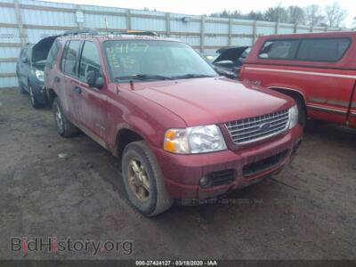 2005 Ford EXPLORER XLT/XLT Sport/NBX, red — VIN 1FMZU73W25ZA22231, IAAI