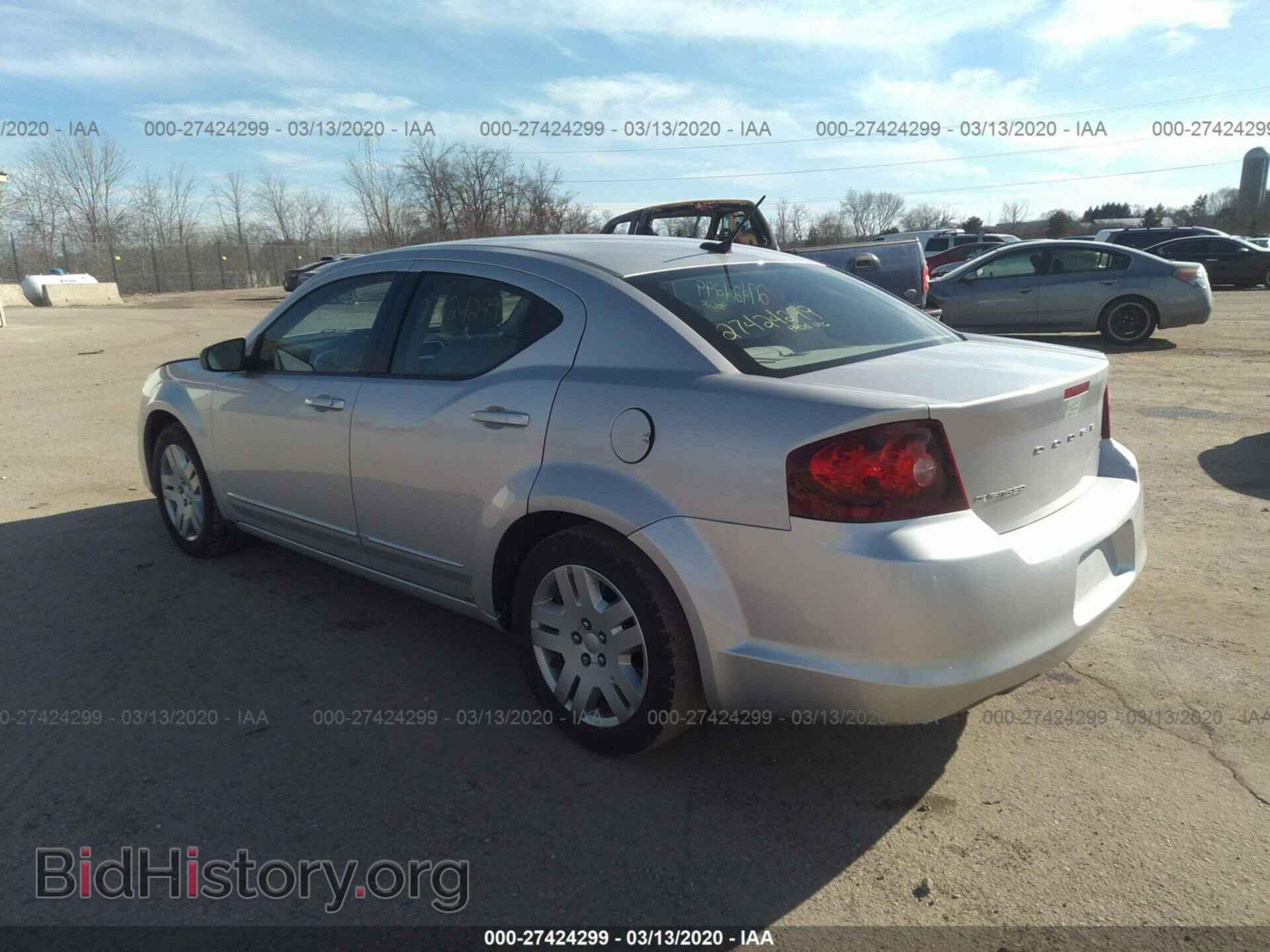 2012 DODGE AVENGER - VIN: 1C3CDZAG6CN258942 - Фото 3