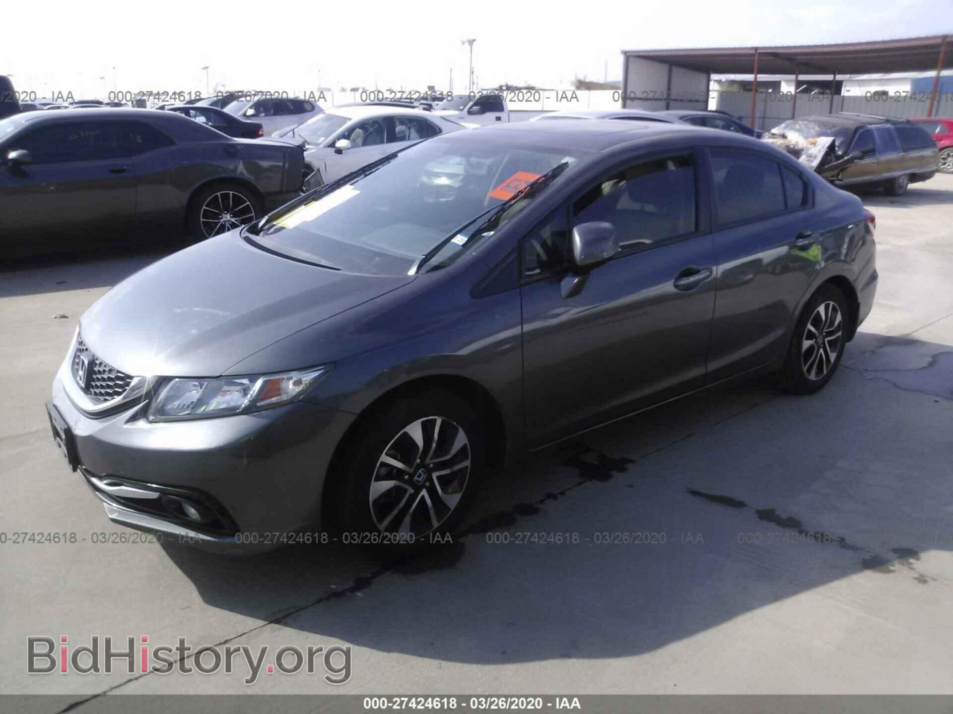 2013 HONDA CIVIC - VIN: 2HGFB2F97DH567394 - Фото 2