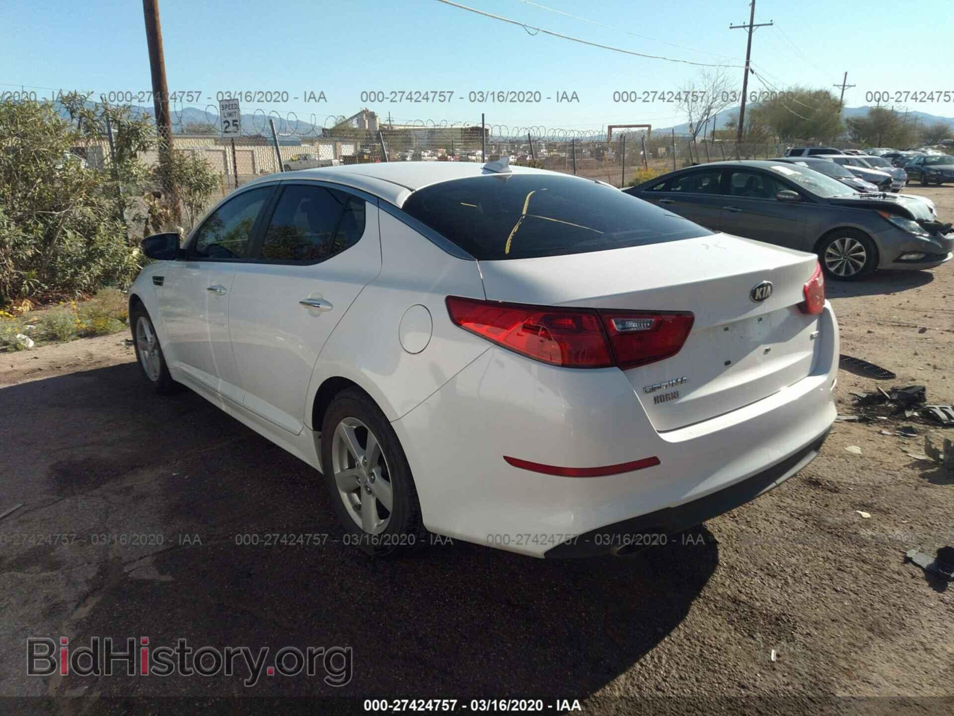2015 KIA OPTIMA - VIN: KNAGM4A77F5619466 - Фото 3