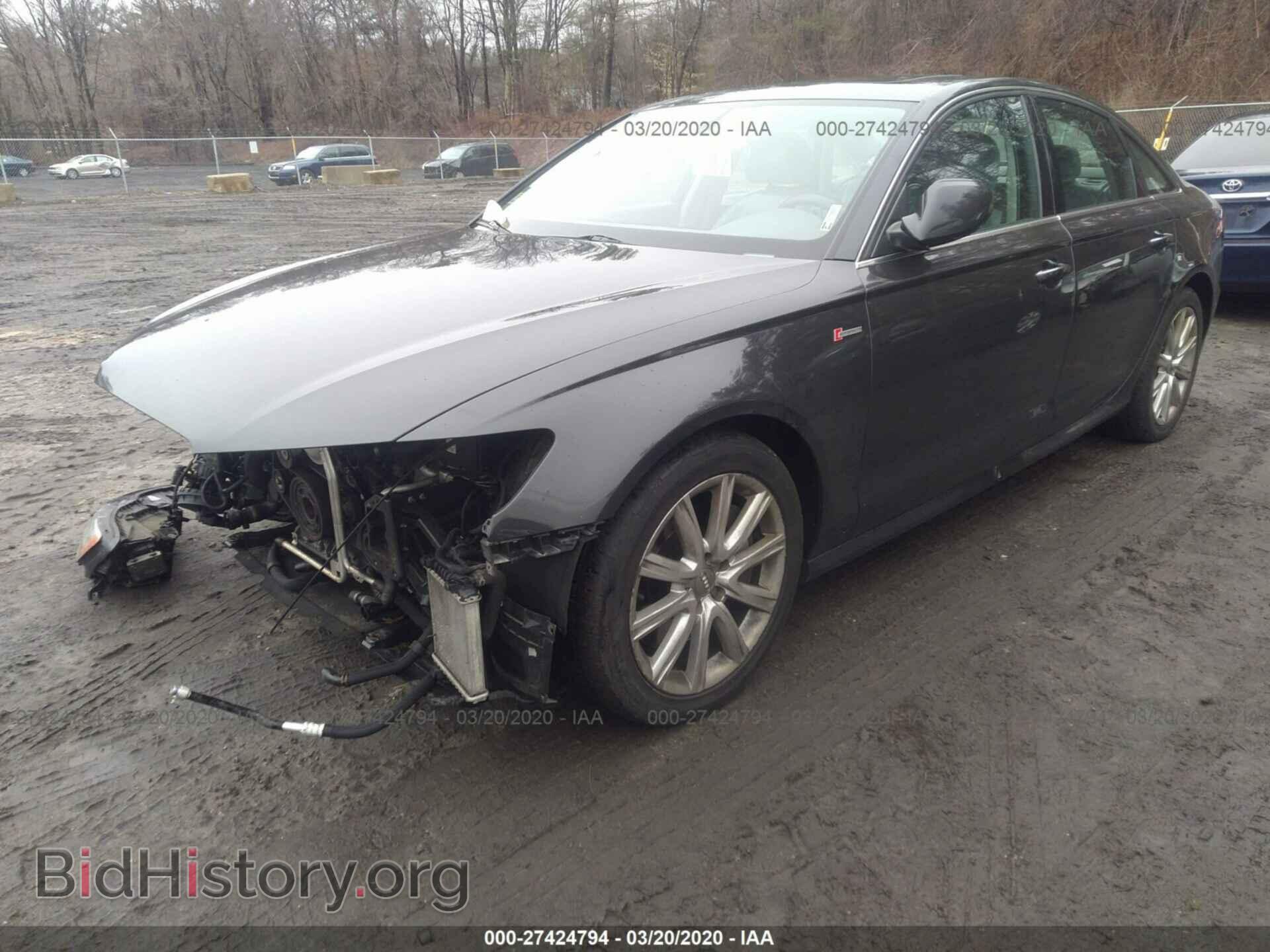 2012 AUDI A6 - VIN: WAUHGAFC3CN081361 - Фото 2