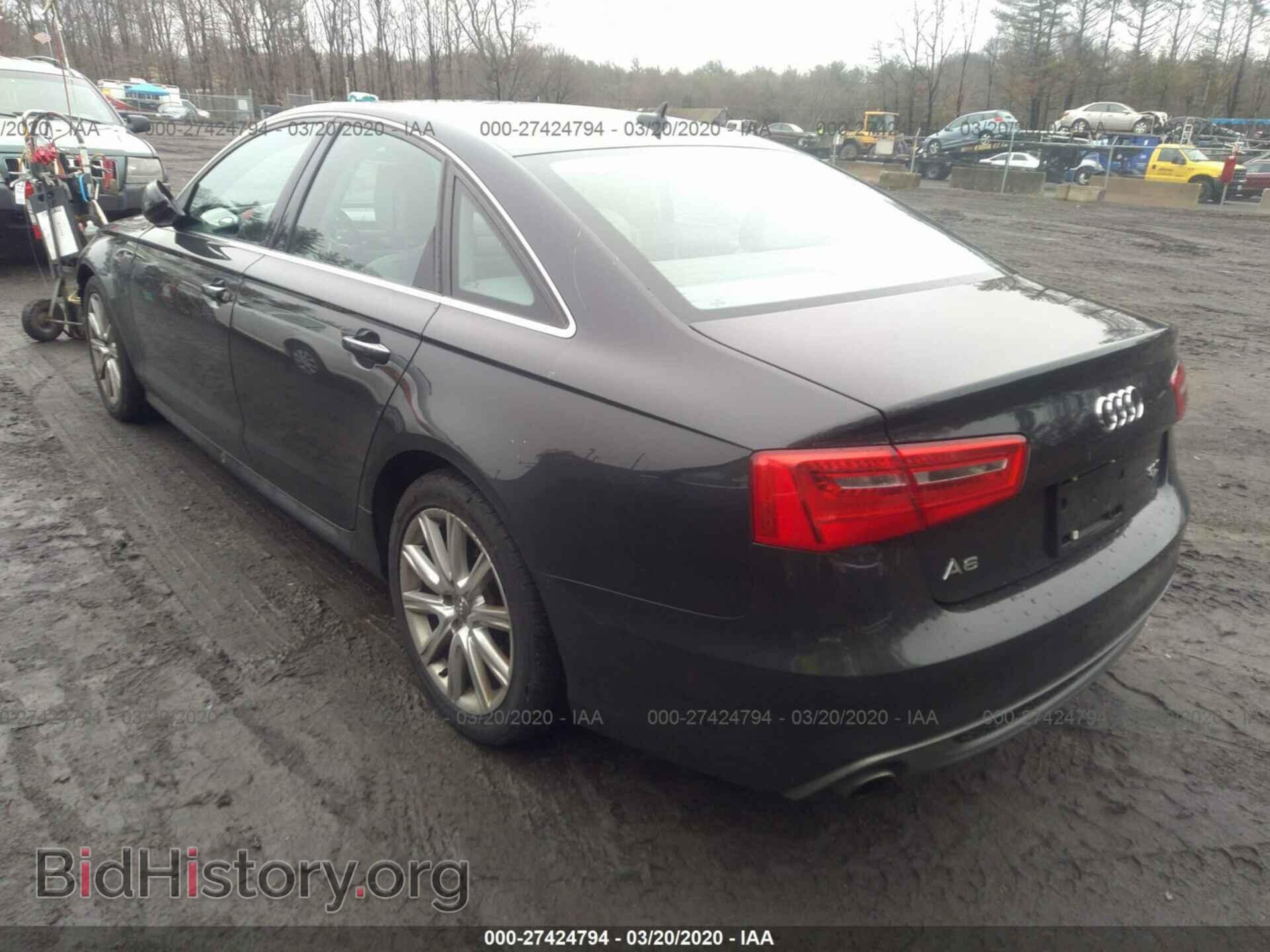 2012 AUDI A6 - VIN: WAUHGAFC3CN081361 - Фото 3