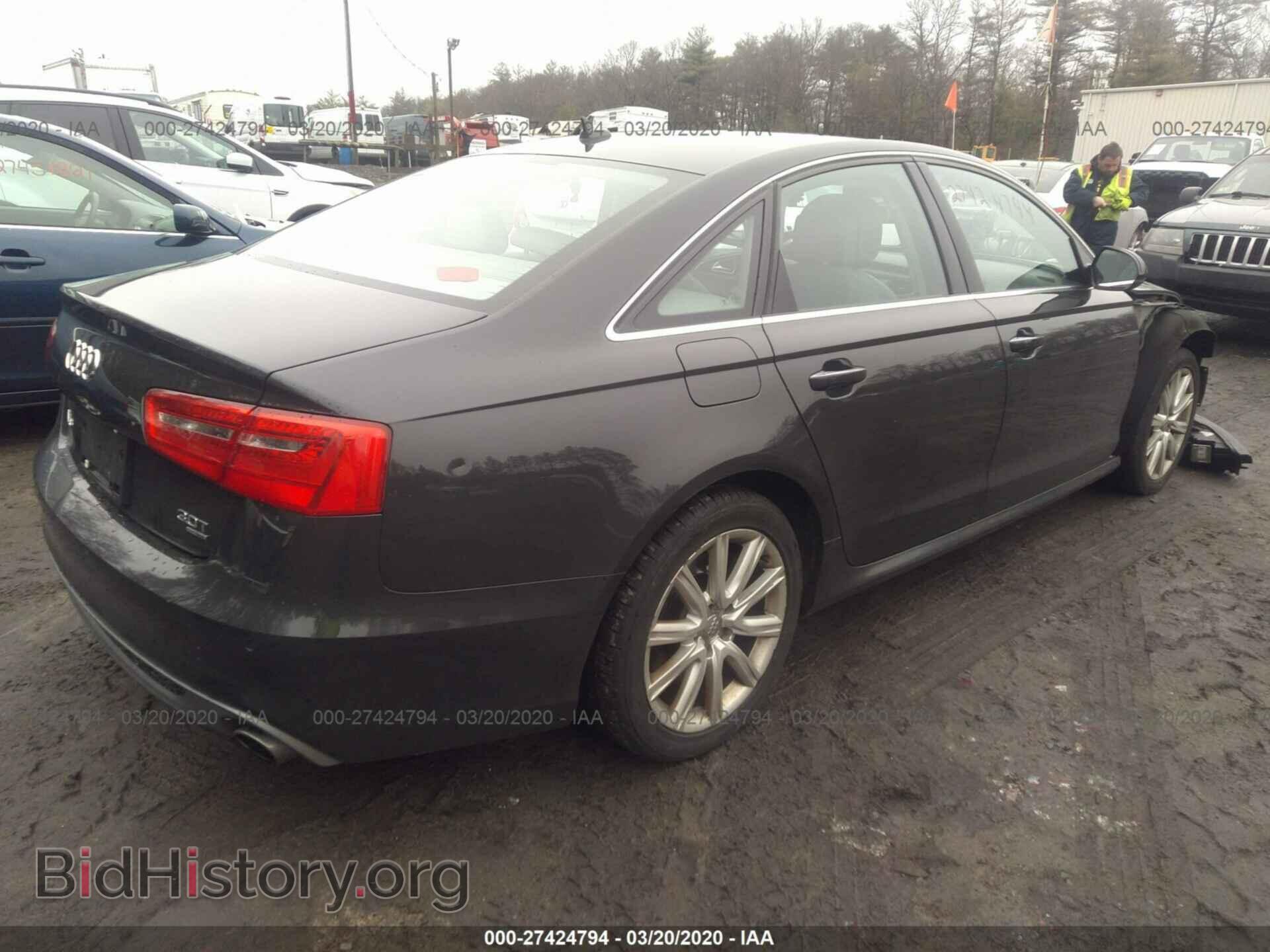 2012 AUDI A6 - VIN: WAUHGAFC3CN081361 - Фото 4