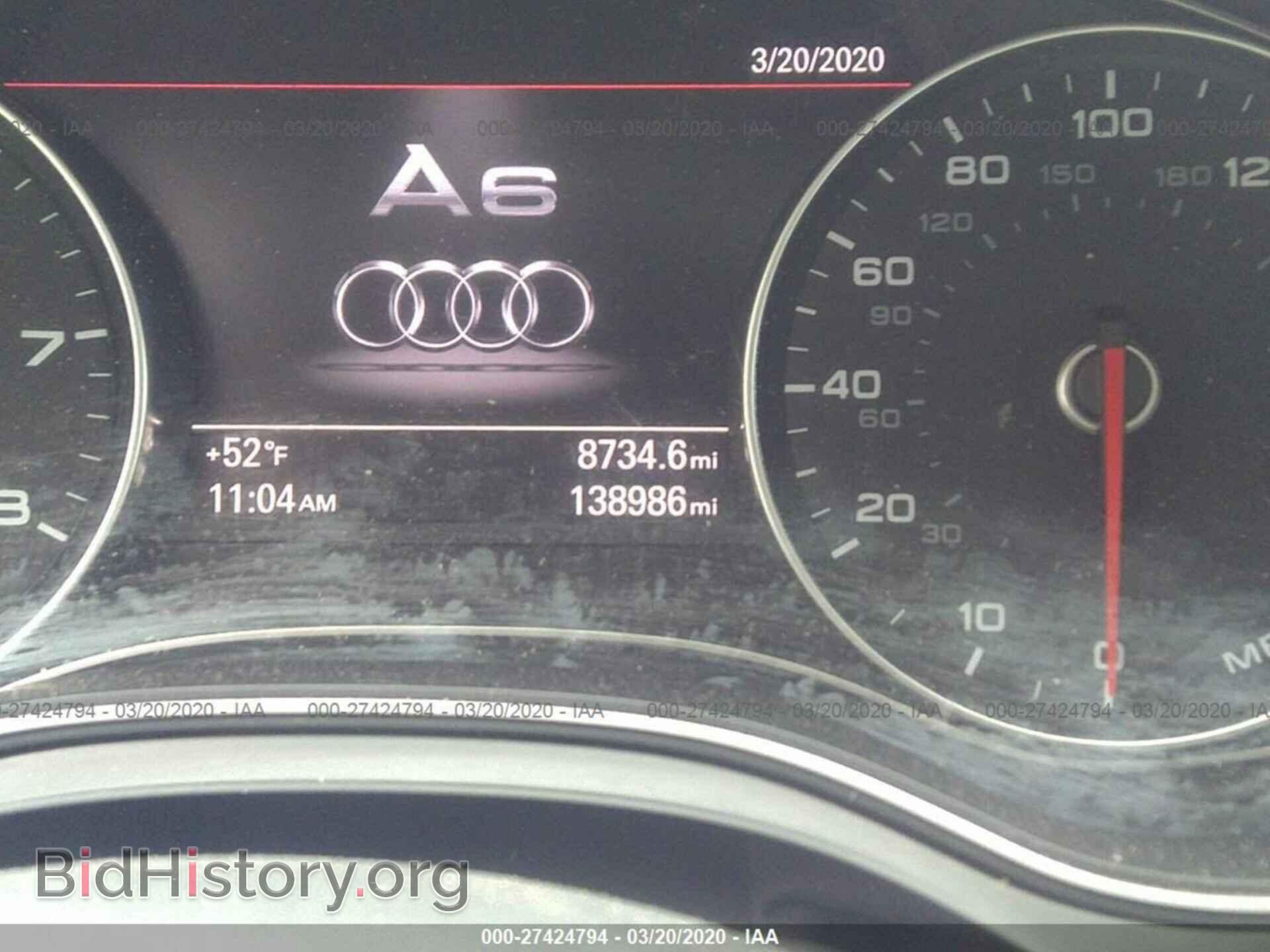 2012 AUDI A6 - VIN: WAUHGAFC3CN081361 - Фото 7