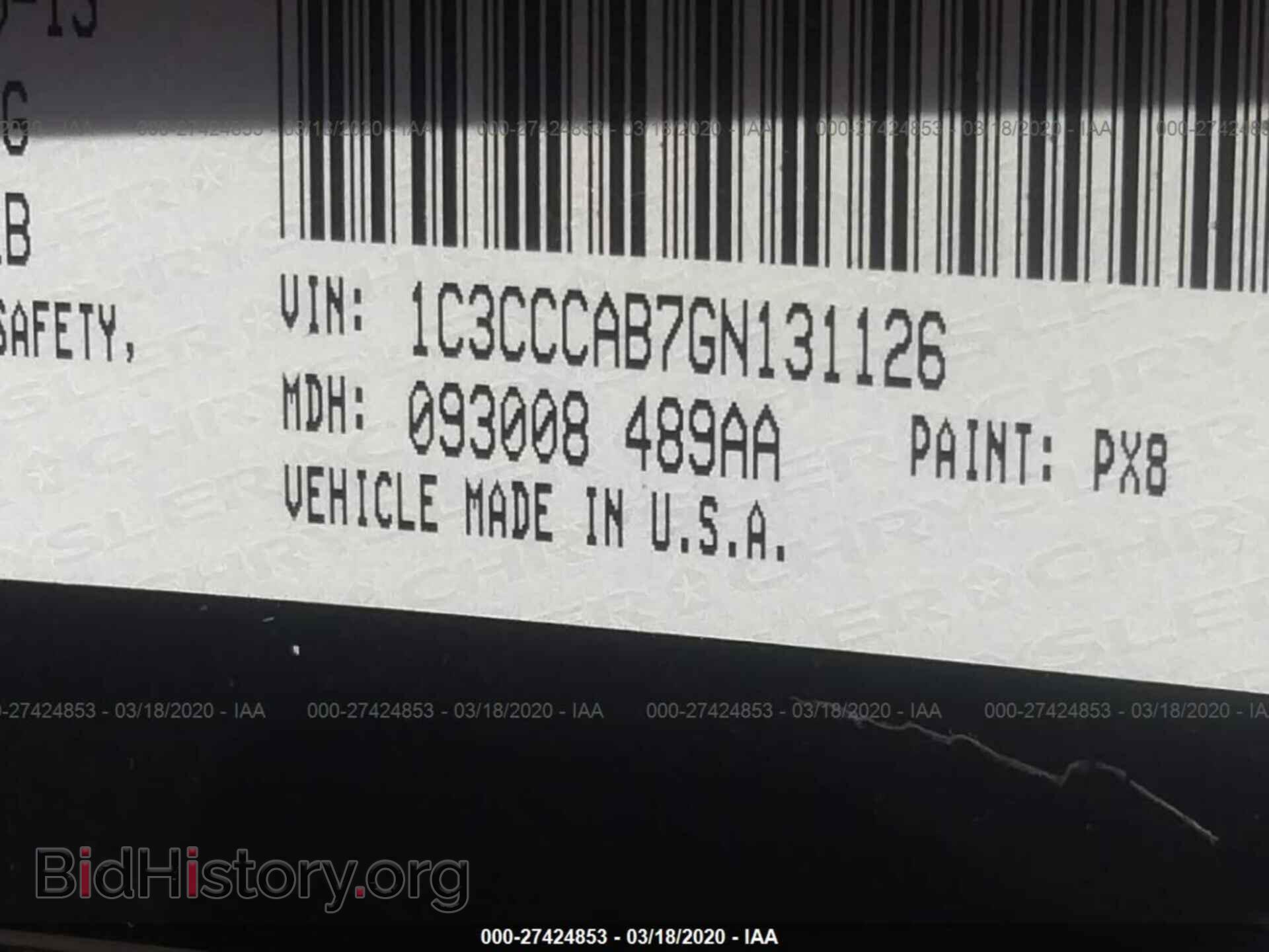 2016 CHRYSLER 200 - VIN: 1C3CCCAB7GN131126 - Photo 9