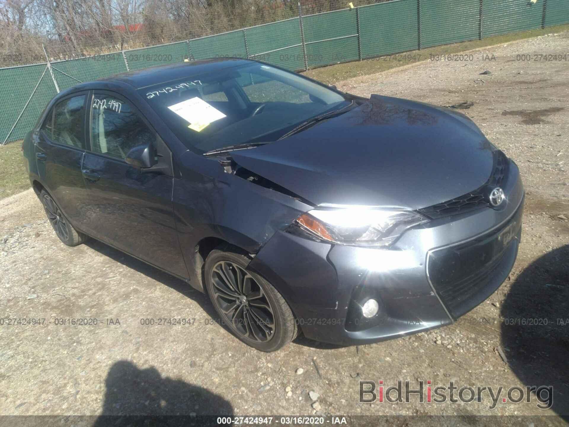 Photo 2T1BURHE2FC341366 - TOYOTA COROLLA 2015