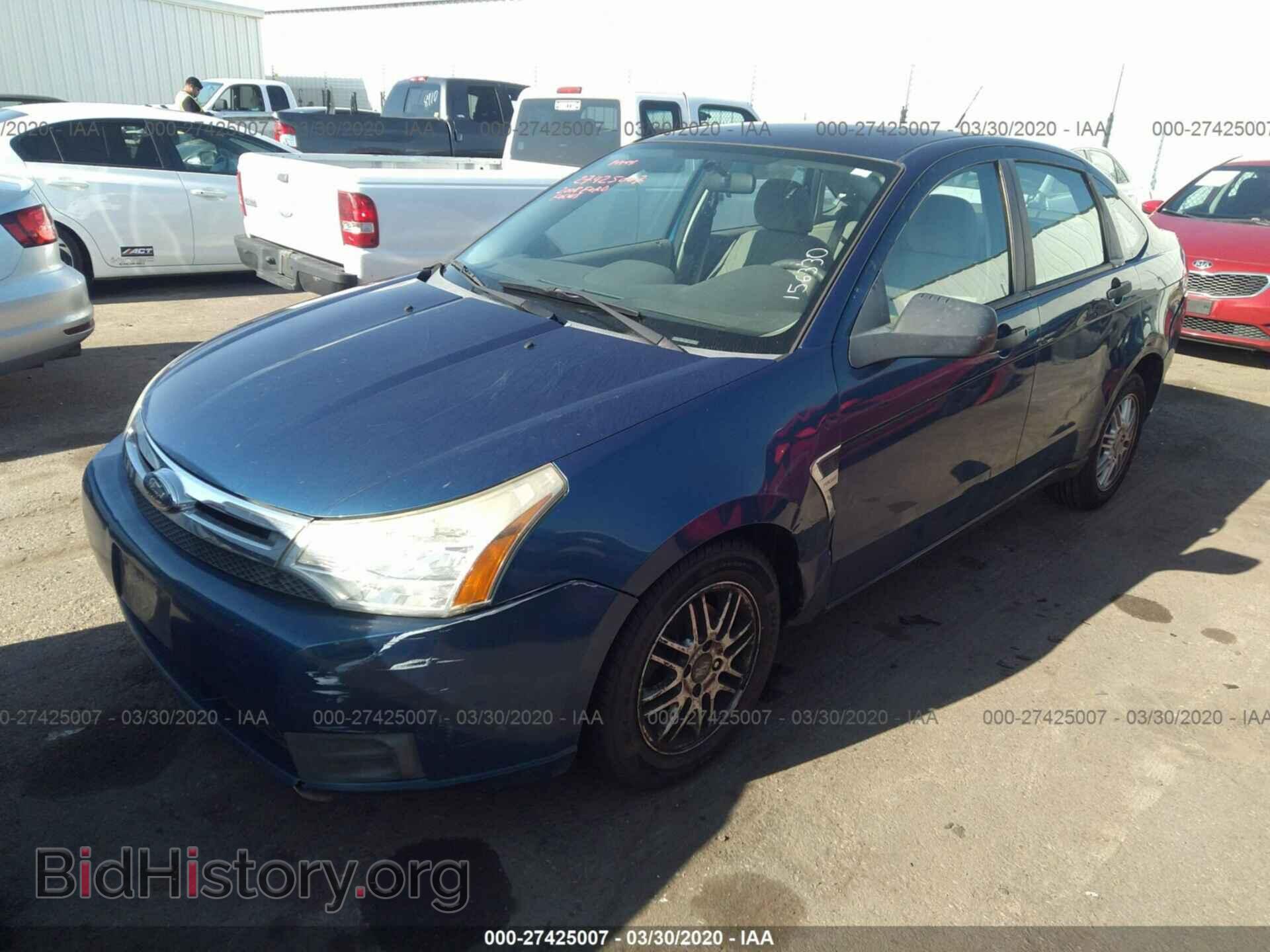 2008 FORD FOCUS - VIN: 1FAHP35N58W156330 - Фото 2