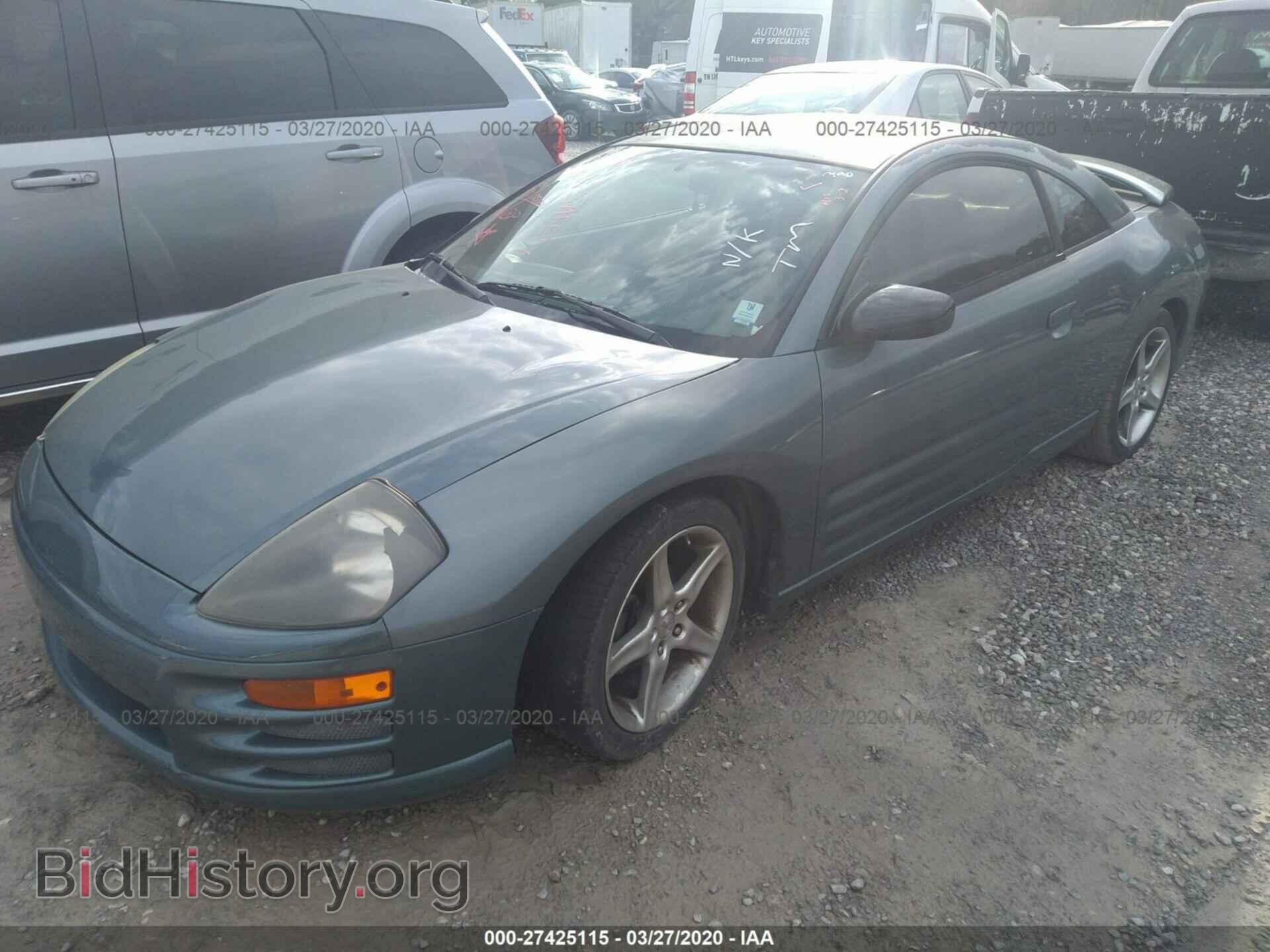 2001 MITSUBISHI ECLIPSE - VIN: 4A3AC44G81E207263 - Photo 2