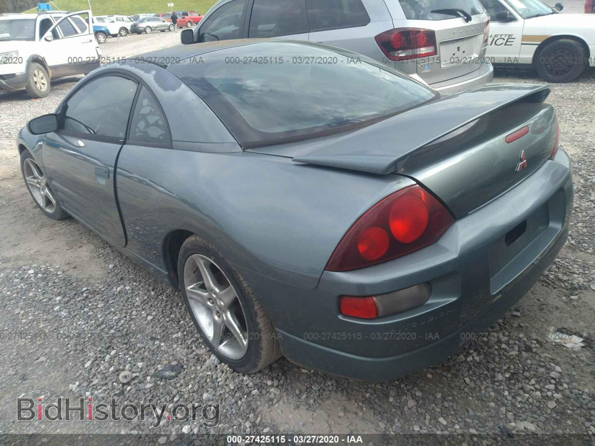 2001 MITSUBISHI ECLIPSE - VIN: 4A3AC44G81E207263 - Photo 3