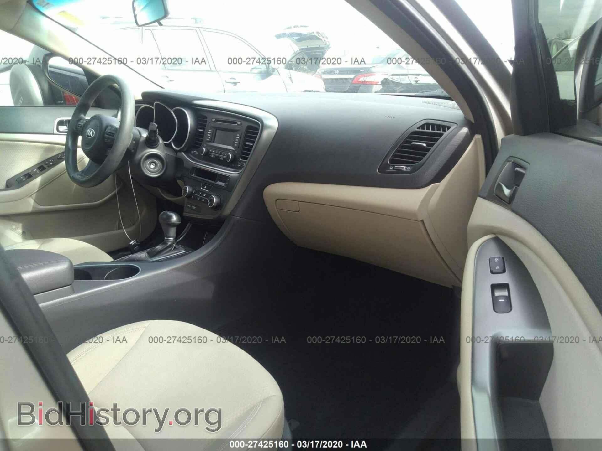 2014 KIA OPTIMA - VIN: KNAGM4A79E5452607 - Фото 5