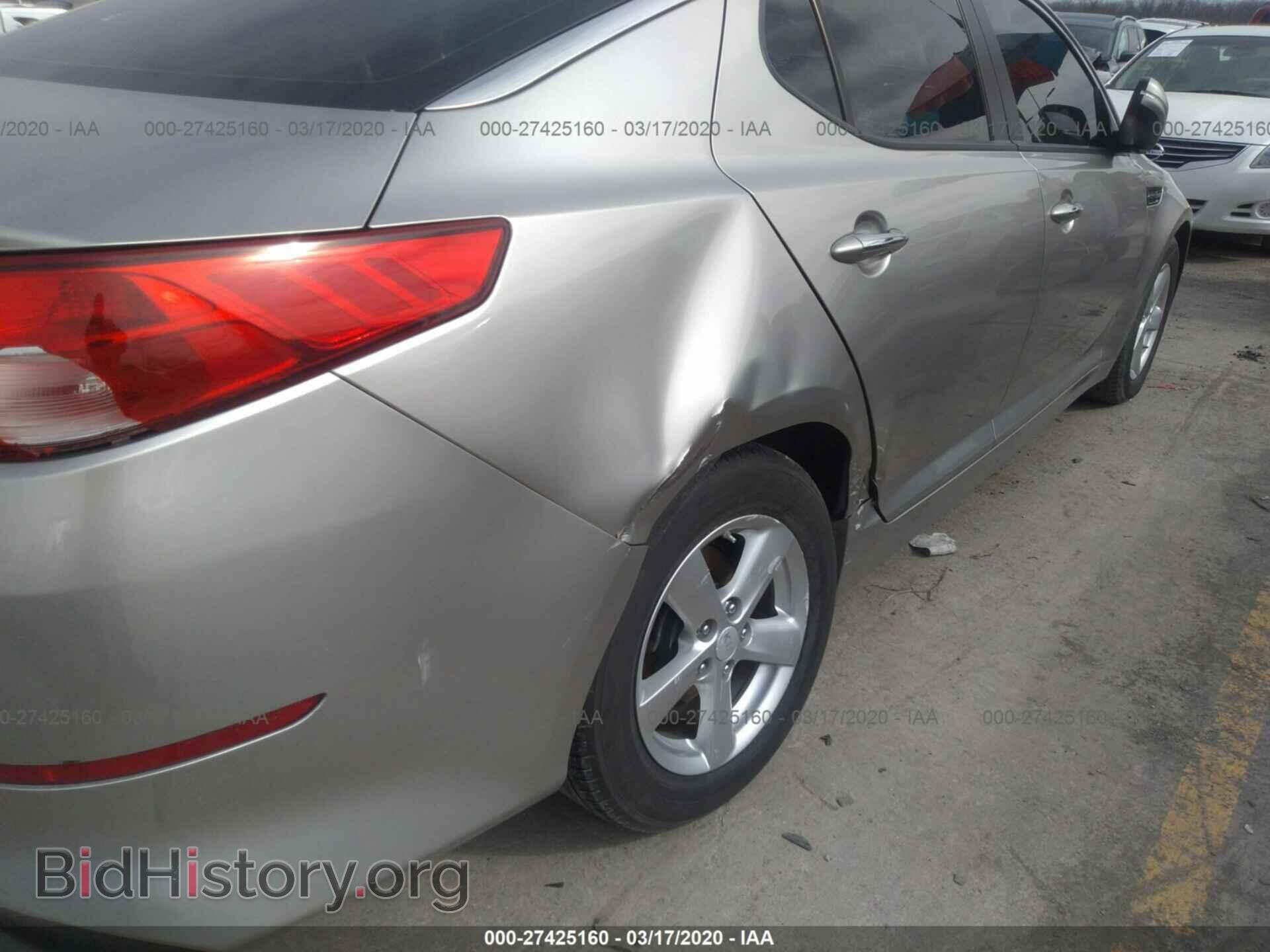 2014 KIA OPTIMA - VIN: KNAGM4A79E5452607 - Фото 6