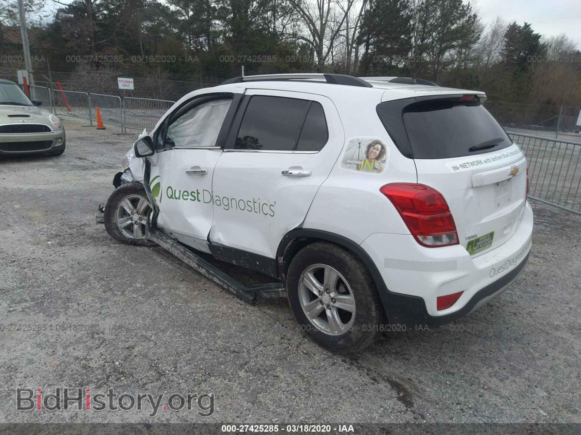 2017 CHEVROLET TRAX - VIN: 3GNCJLSB3HL279914 - Photo 3