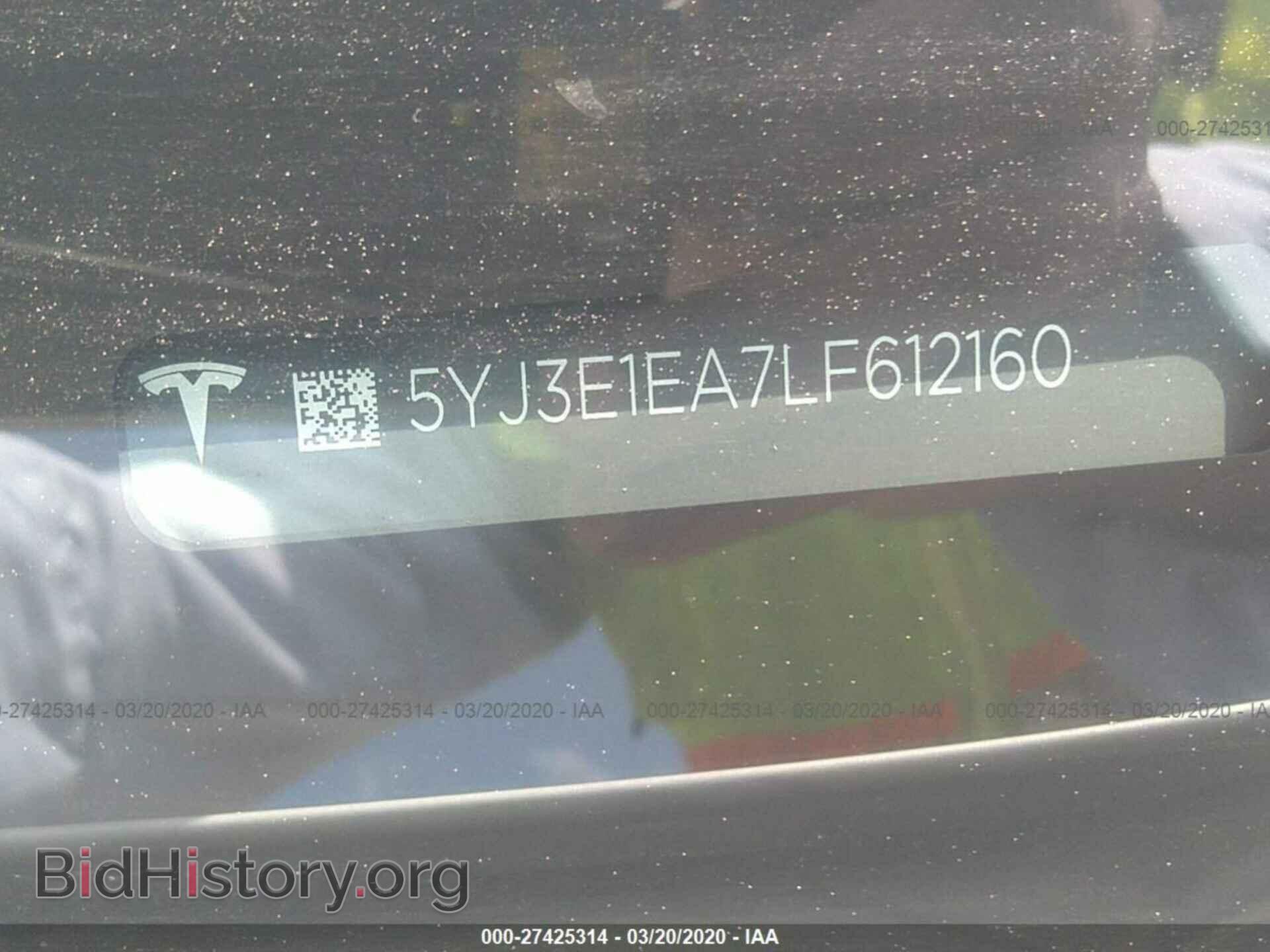 2020 TESLA MODEL 3 - VIN: 5YJ3E1EA7LF612160 - Photo 9