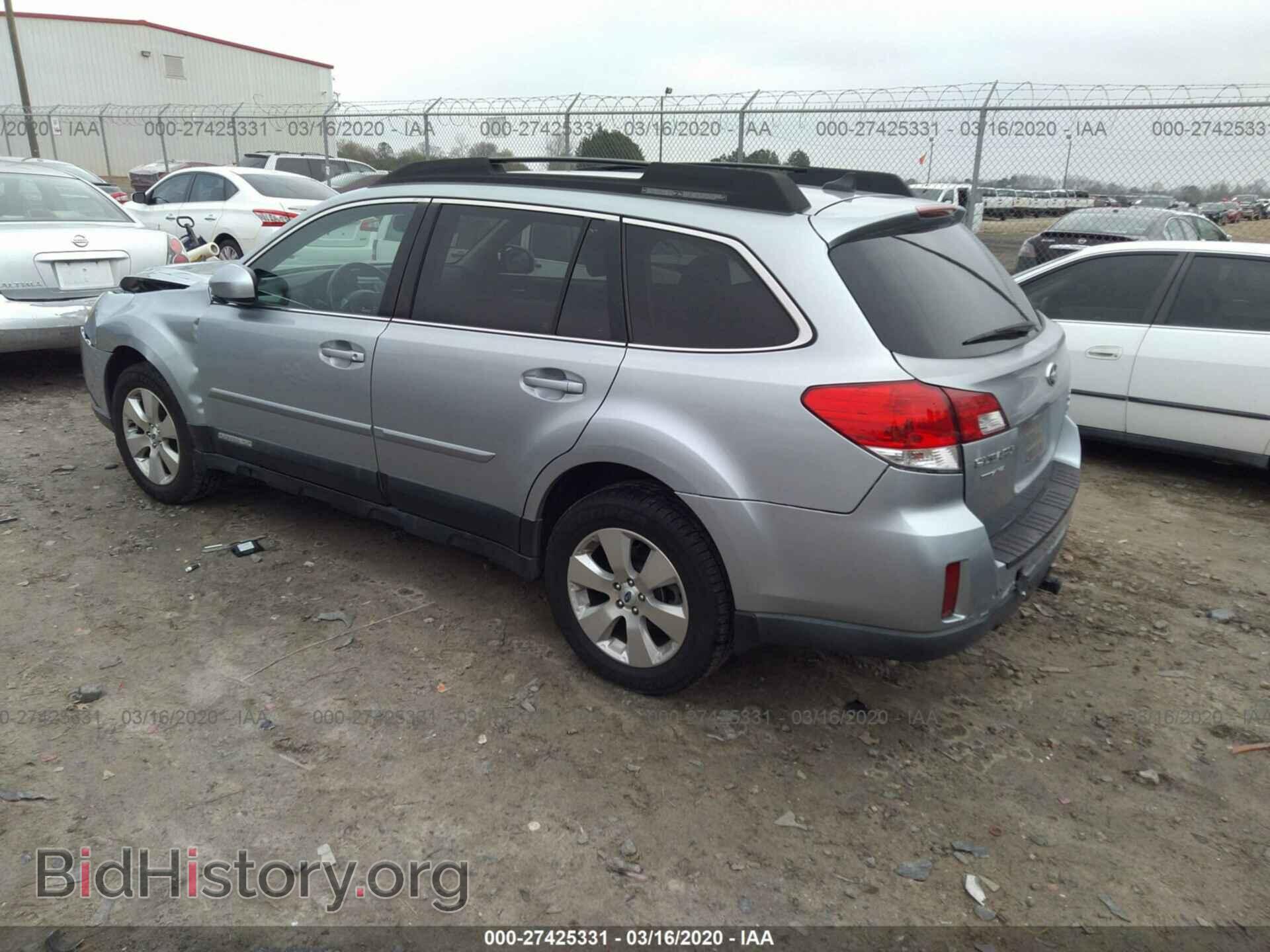 2012 SUBARU OUTBACK - VIN: 4S4BRDKC4C2287991 - Фото 3
