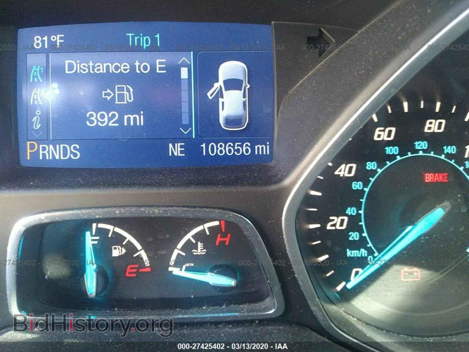 2014 FORD ESCAPE - VIN: 1FMCU0F72EUA42980 - Фото 7