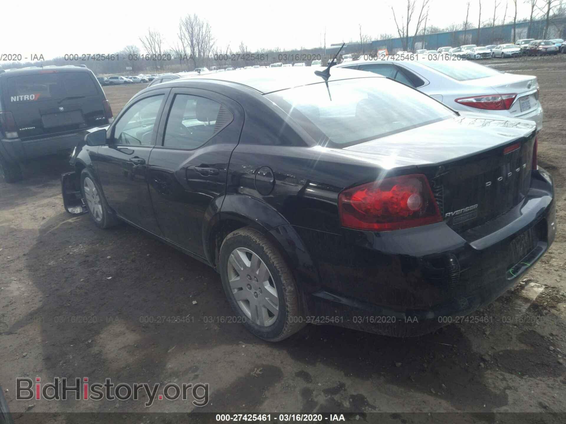 2014 DODGE AVENGER - VIN: 1C3CDZABXEN148855 - Фото 3