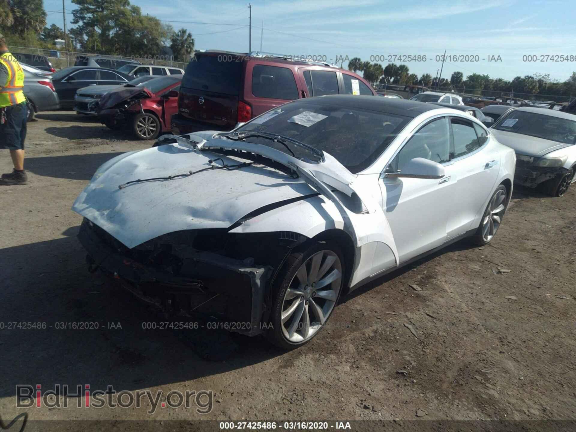 2013 TESLA MODEL S - VIN: 5YJSA1AG3DFP08970 - Photo 2