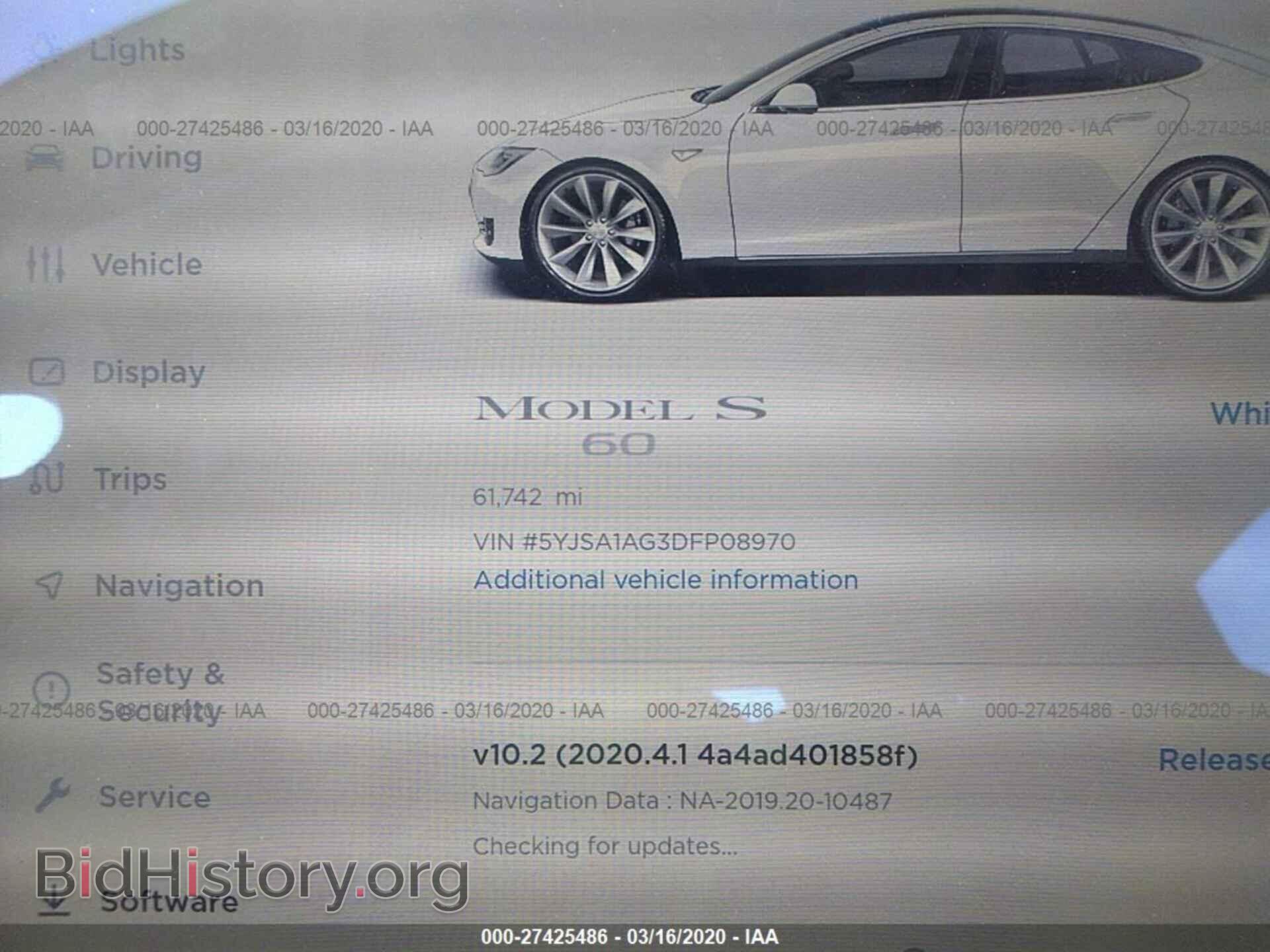 2013 TESLA MODEL S - VIN: 5YJSA1AG3DFP08970 - Photo 7