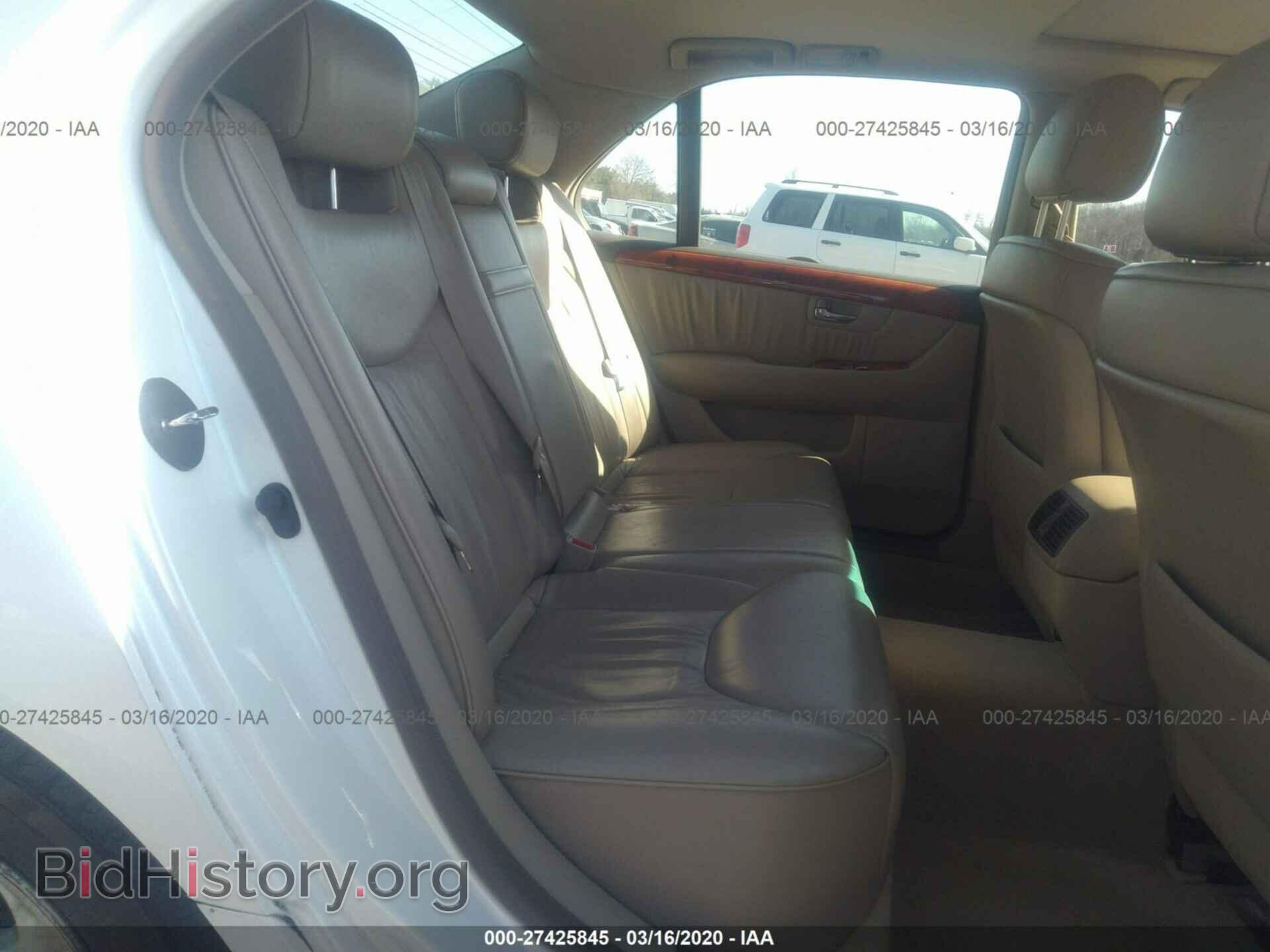 2001 Lexus LS - VIN: JTHBN30F910007254 - Фото 8