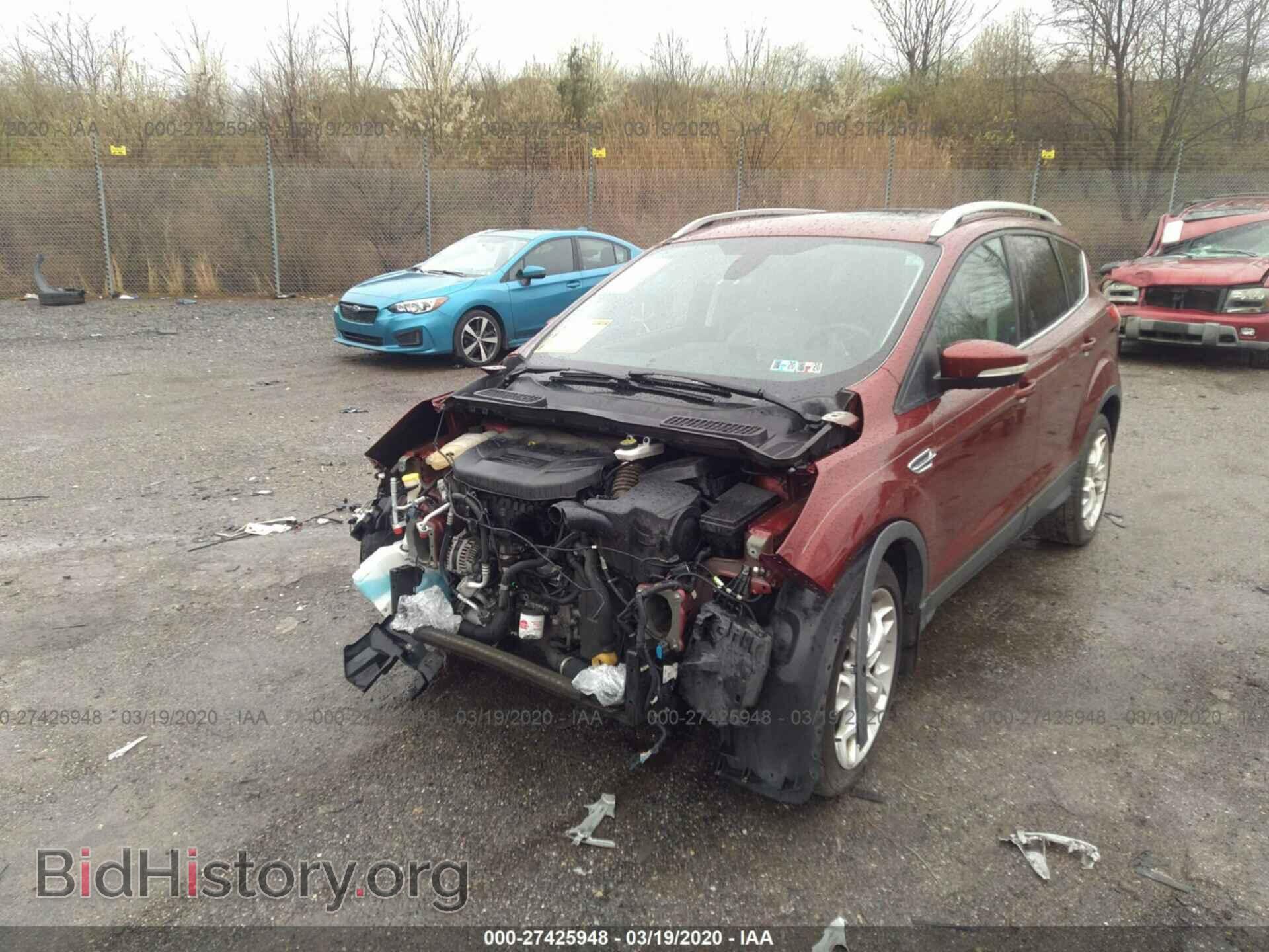 2014 FORD ESCAPE - VIN: 1FMCU9J97EUB52971 - Фото 2