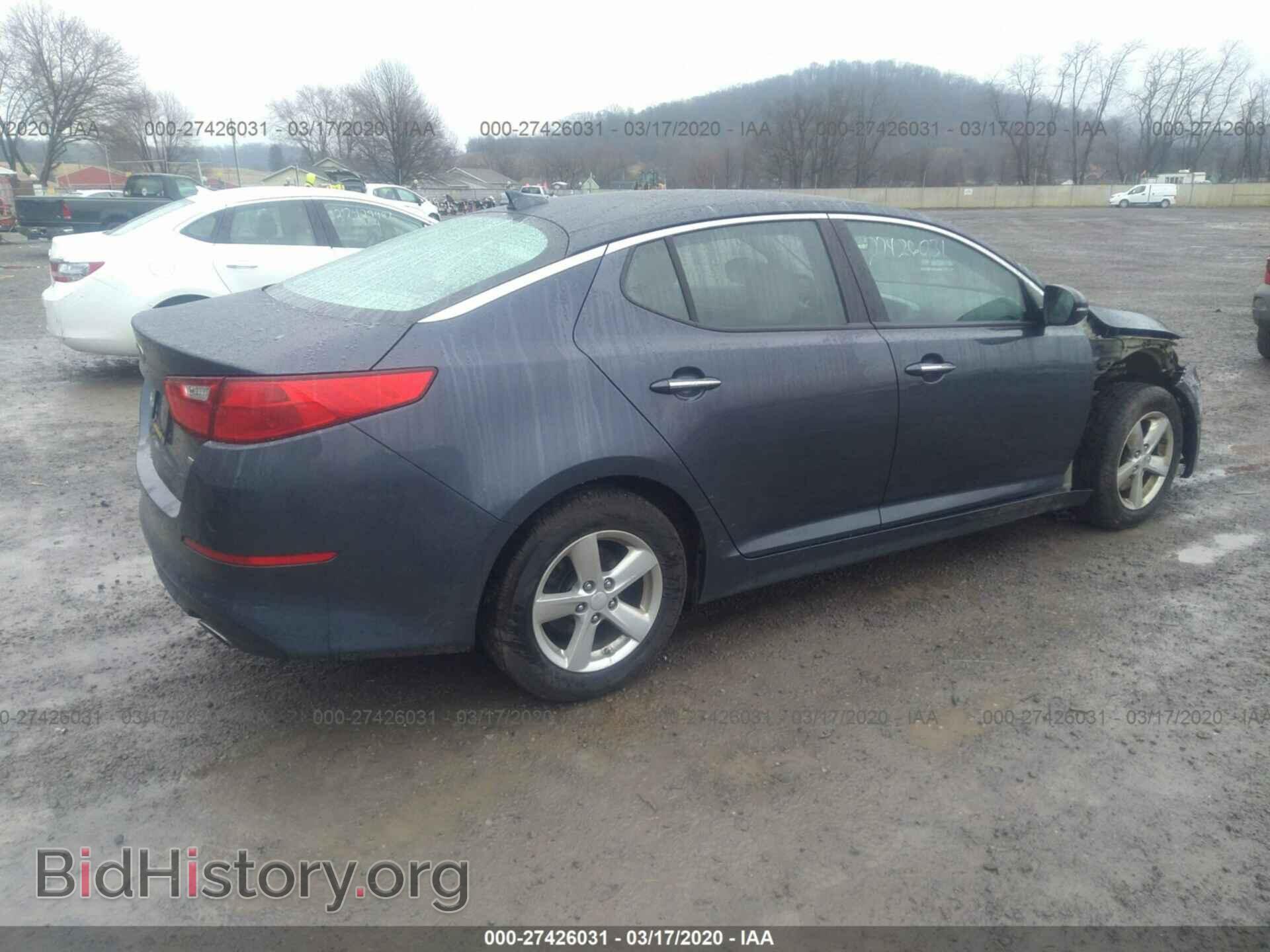 2015 KIA OPTIMA - VIN: KNAGM4A75F5535727 - Фото 4