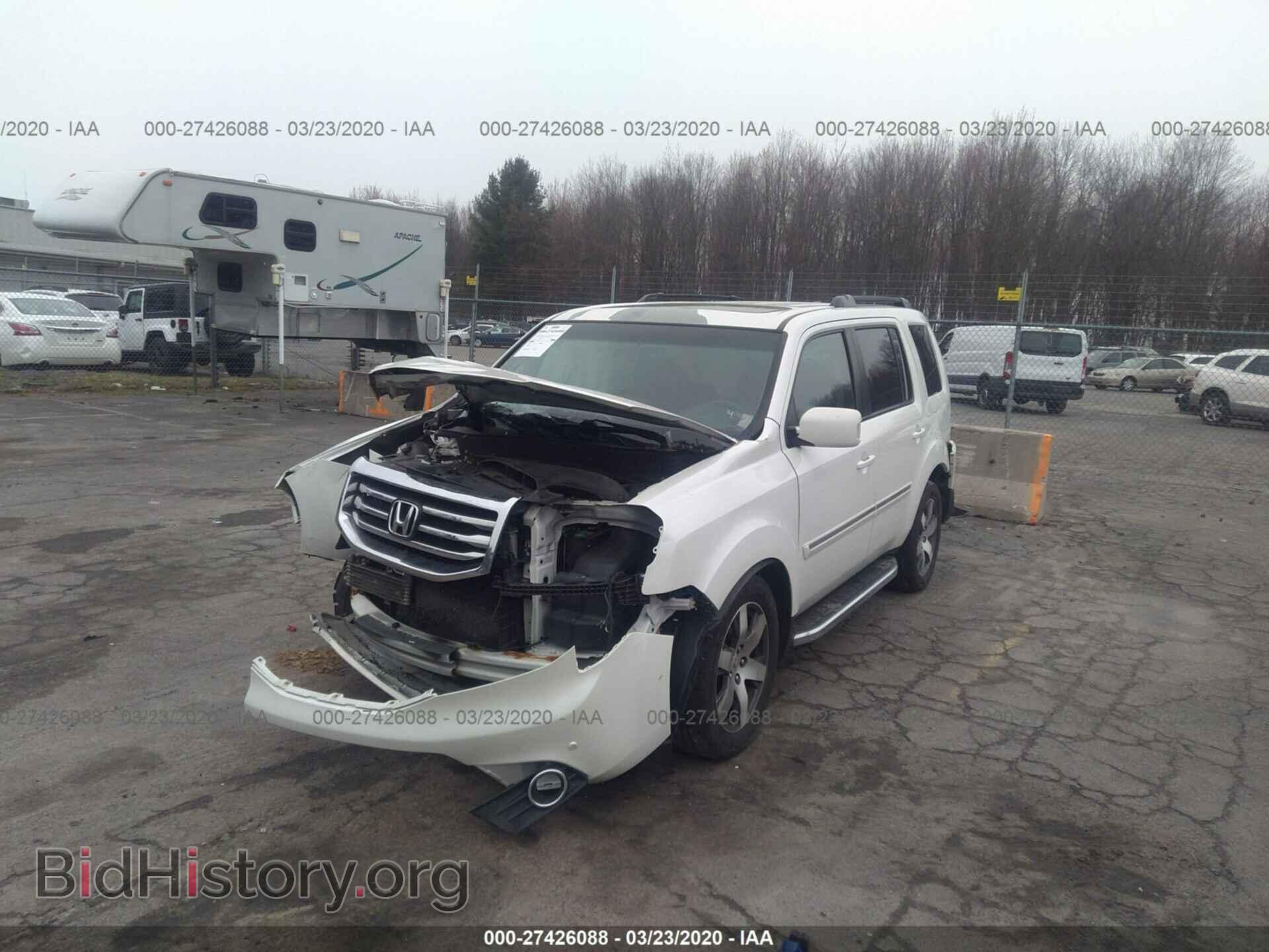 2012 HONDA PILOT - VIN: 5FNYF4H96CB019072 - Photo 2