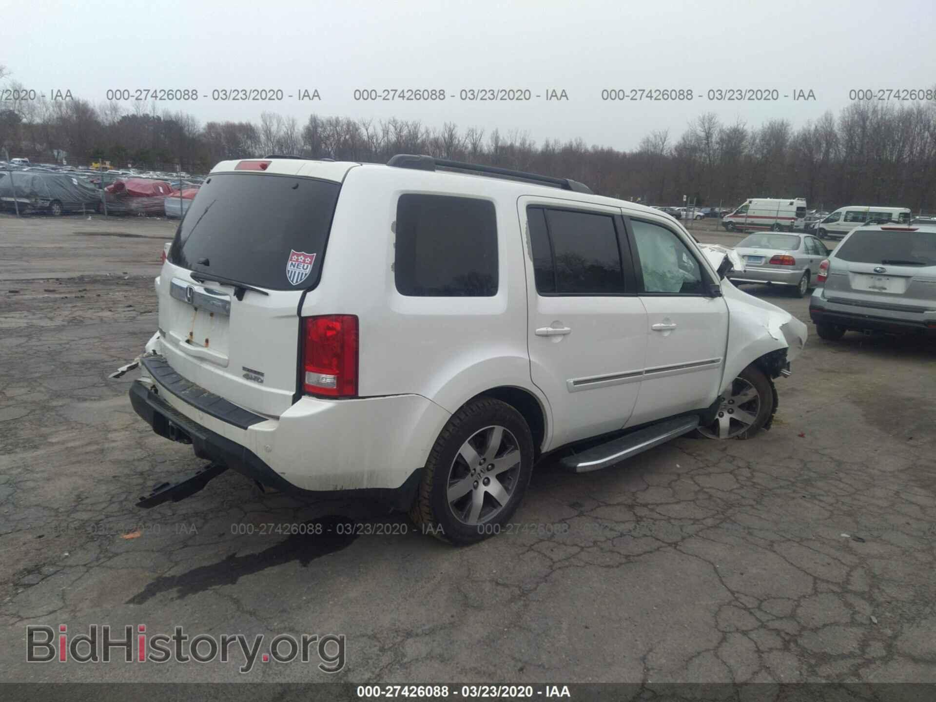 2012 HONDA PILOT - VIN: 5FNYF4H96CB019072 - Photo 4