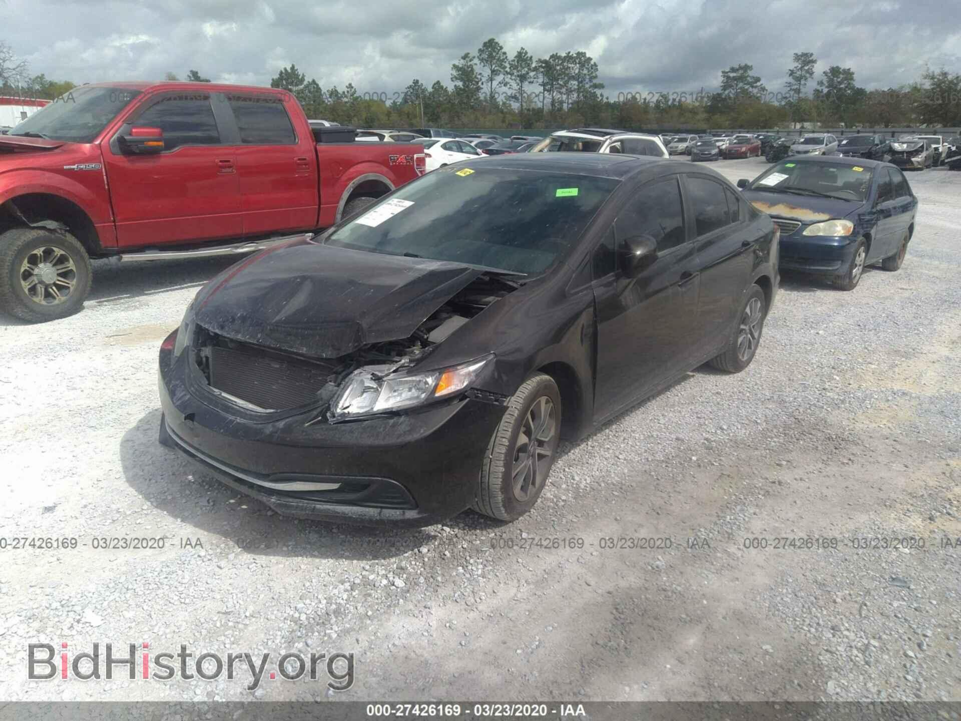 2013 HONDA CIVIC - VIN: 19XFB2F8XDE052228 - Фото 2