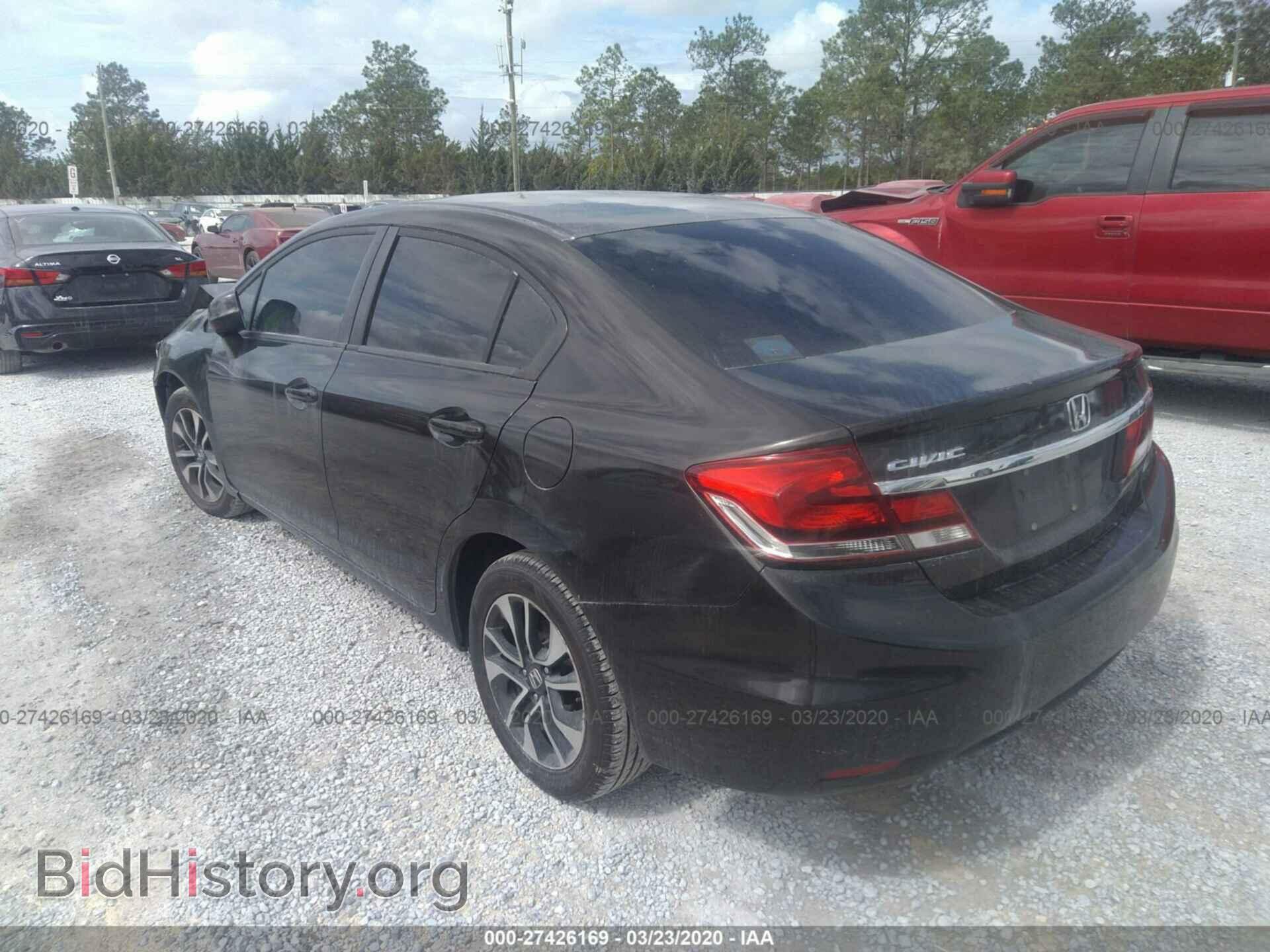 2013 HONDA CIVIC - VIN: 19XFB2F8XDE052228 - Фото 3