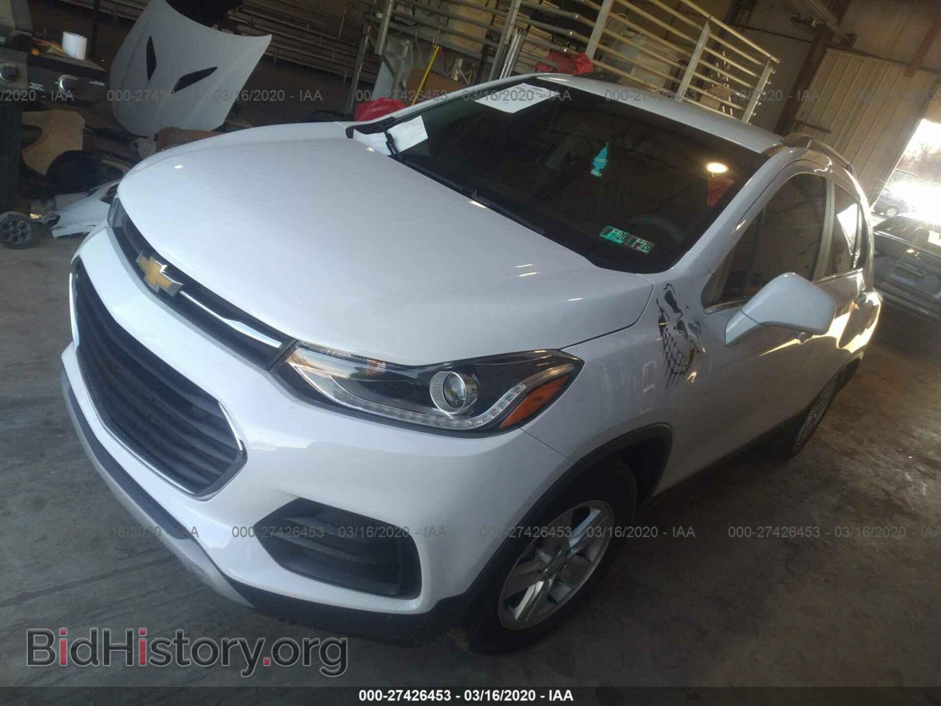2017 CHEVROLET TRAX - VIN: 3GNCJLSB5HL237101 - Фото 2