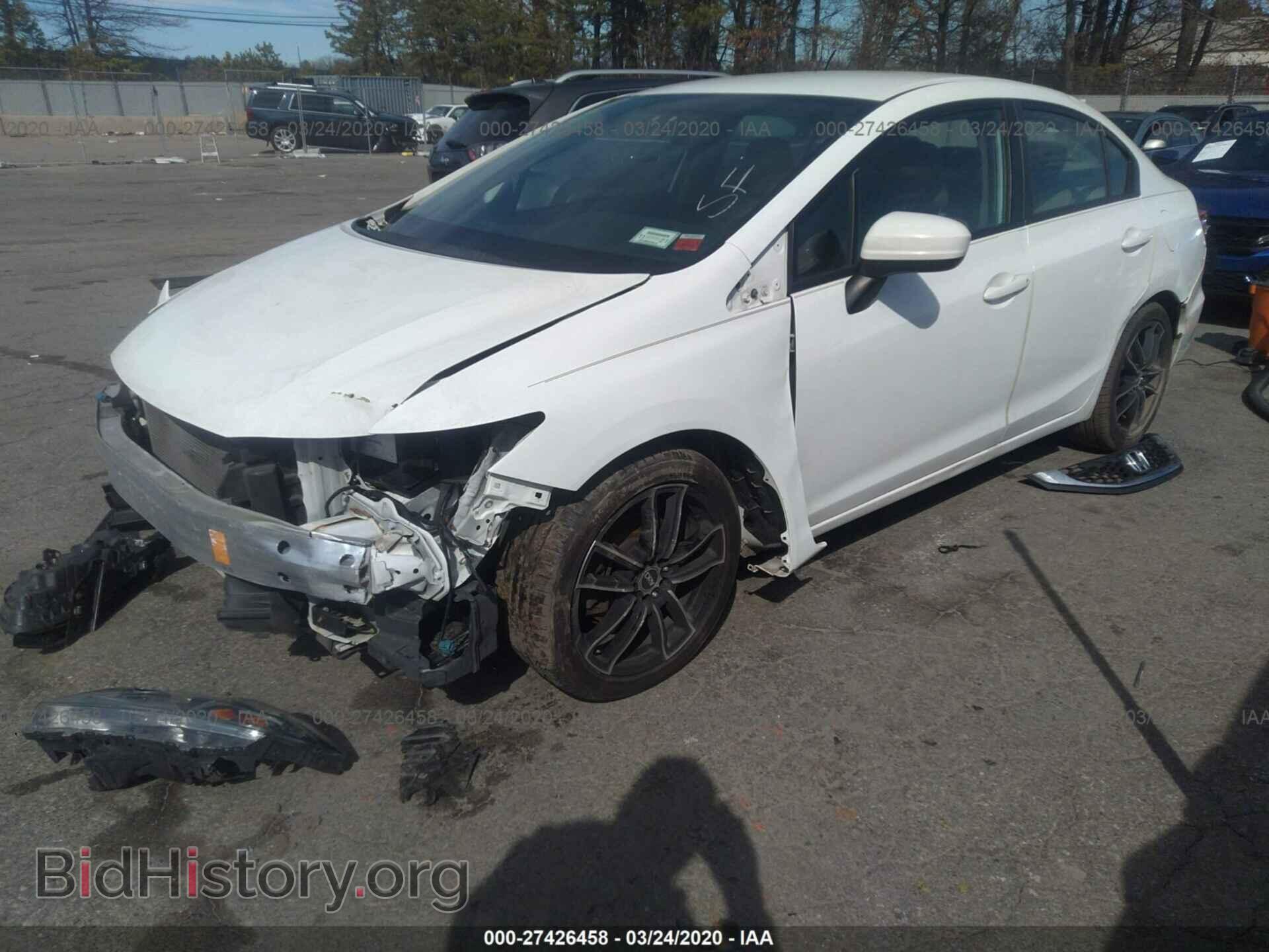 2014 HONDA CIVIC - VIN: 19XFB2F54EE257762 - Фото 2