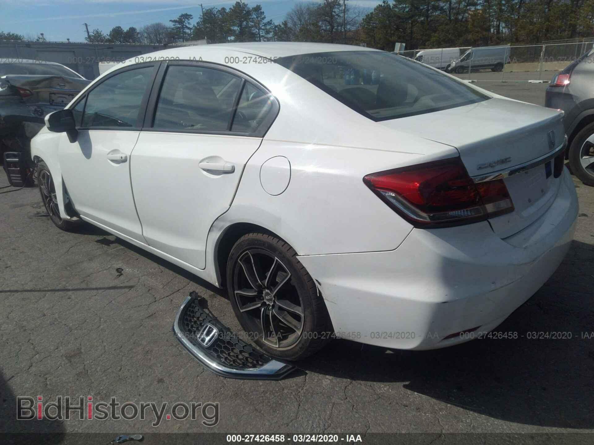 2014 HONDA CIVIC - VIN: 19XFB2F54EE257762 - Фото 3