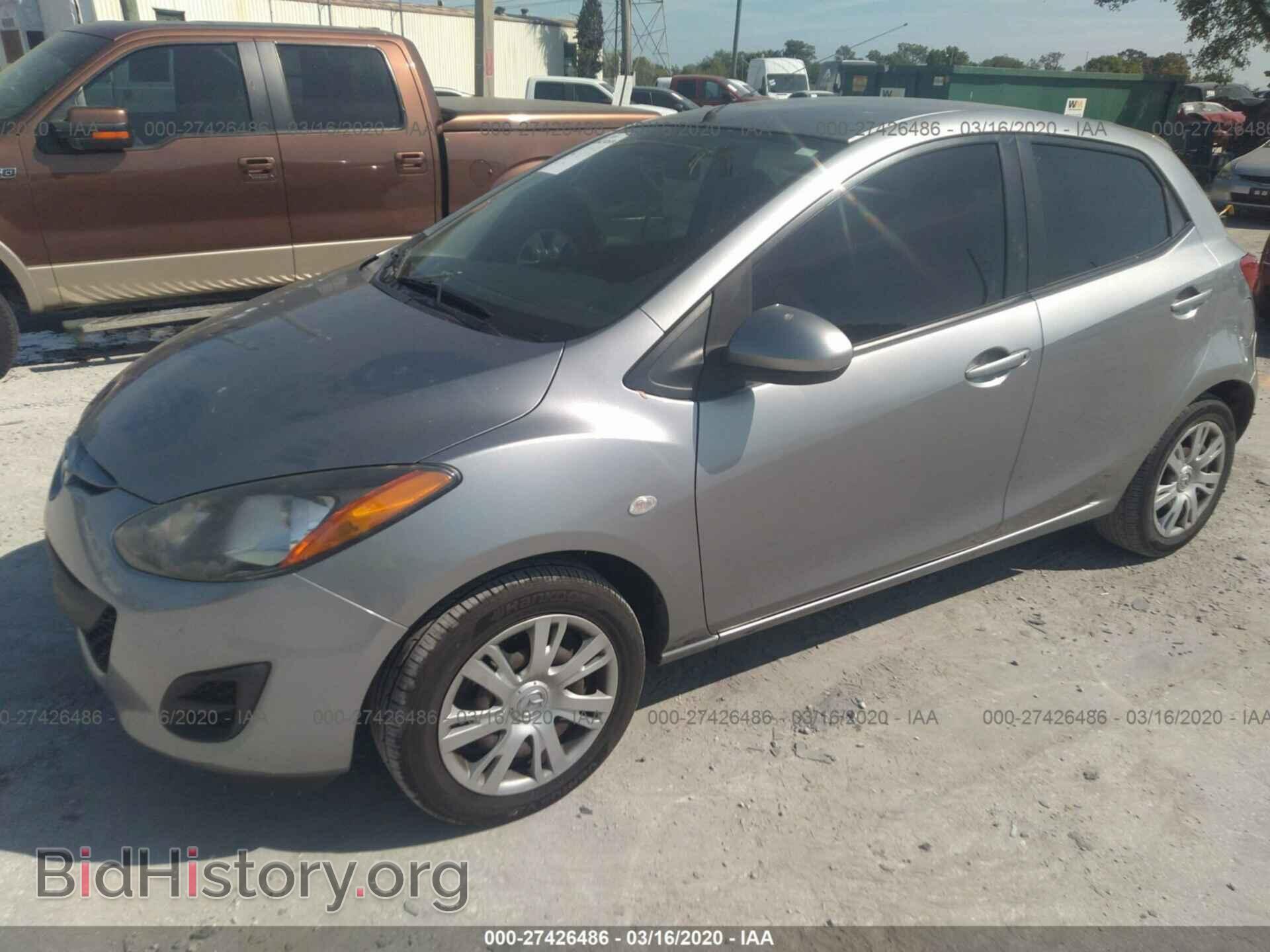 2014 MAZDA MAZDA2 - VIN: JM1DE1KY6E0184654 - Фото 2