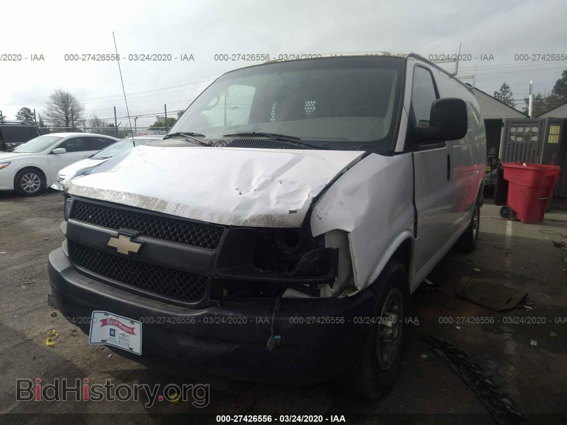 2010 CHEVROLET EXPRESS CARGO VAN - VIN: 1GCZGFAA9A1122297 - Фото 2
