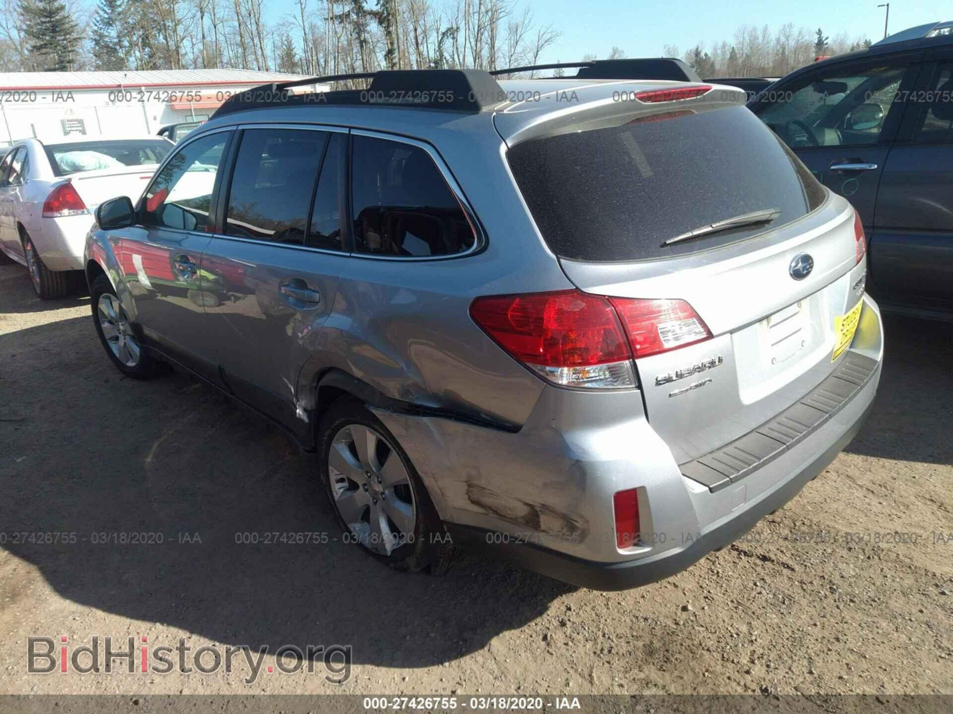 2012 SUBARU OUTBACK - VIN: 4S4BRBCC7C3224655 - Фото 3