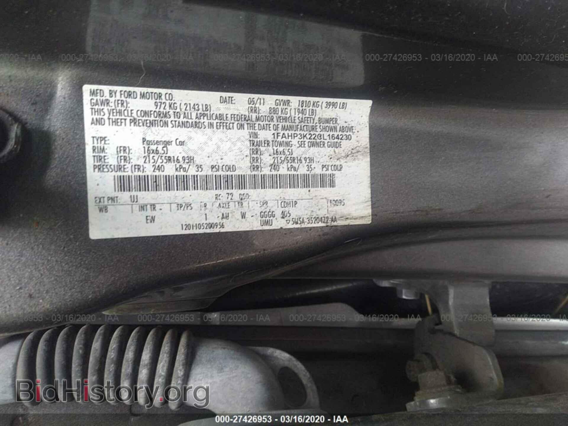2012 FORD FOCUS - VIN: 1FAHP3K22CL164230 - Фото 9