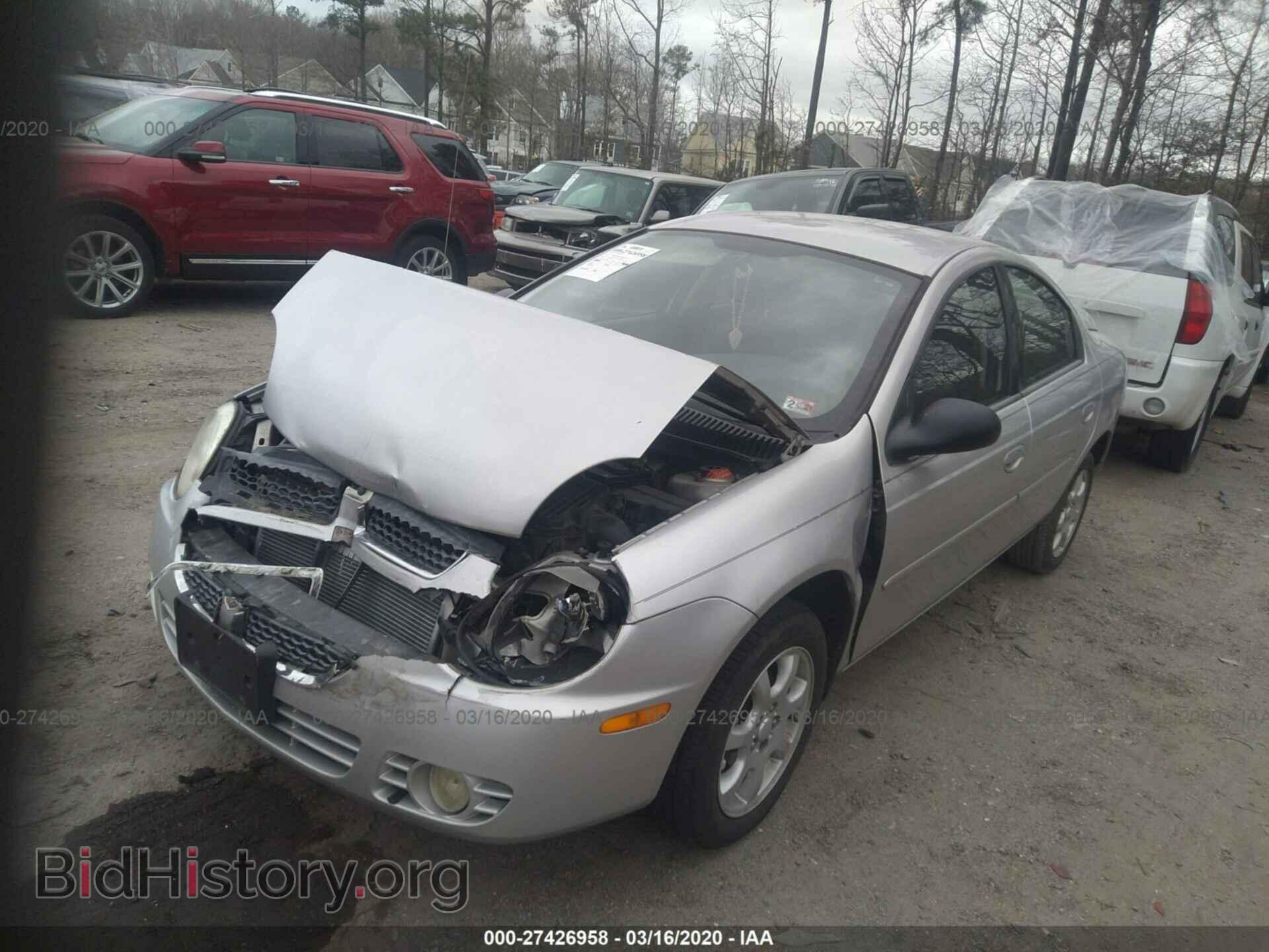2004 DODGE NEON - VIN: 1B3ES56C34D608500 - Фото 2